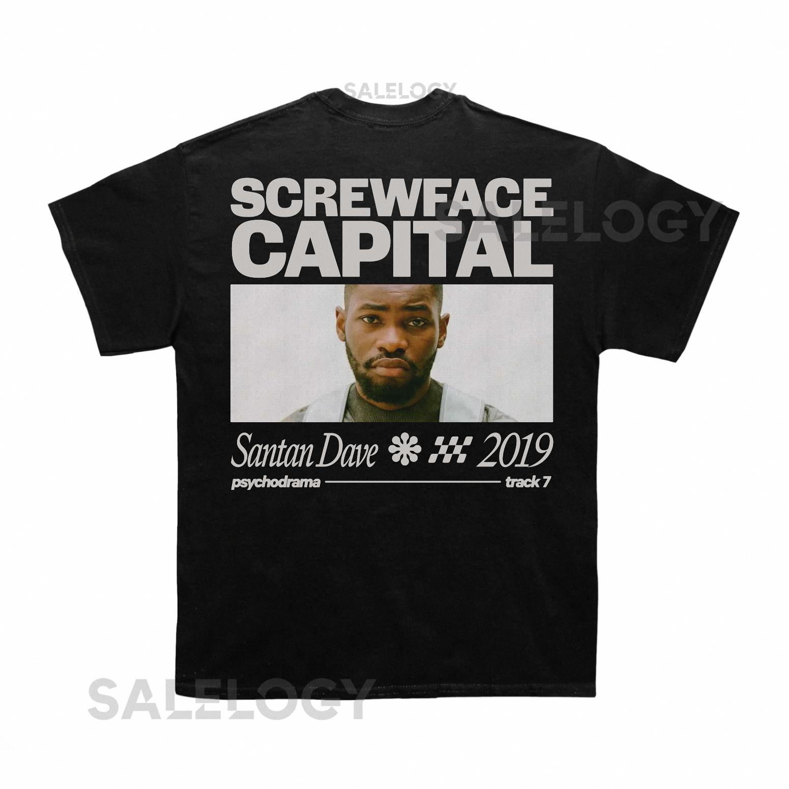 Dave Screwface Capital T shirt (With Backprint)