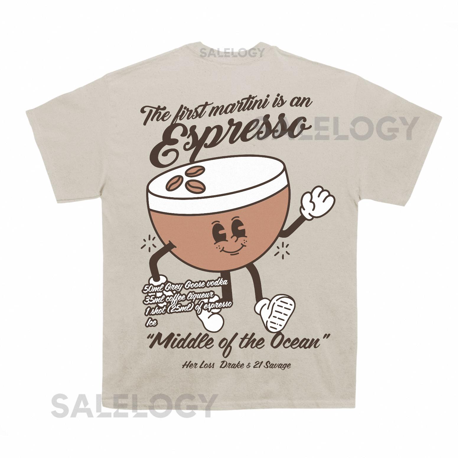 Drake Espresso Martini T shirt (With Backprint)