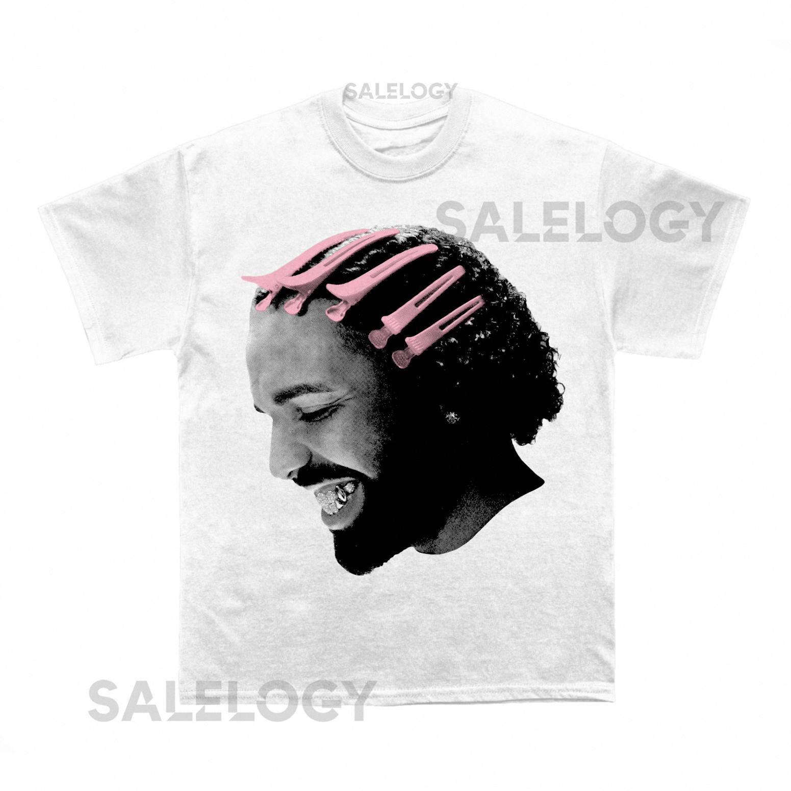 Drake Pink Clips Face T shirt