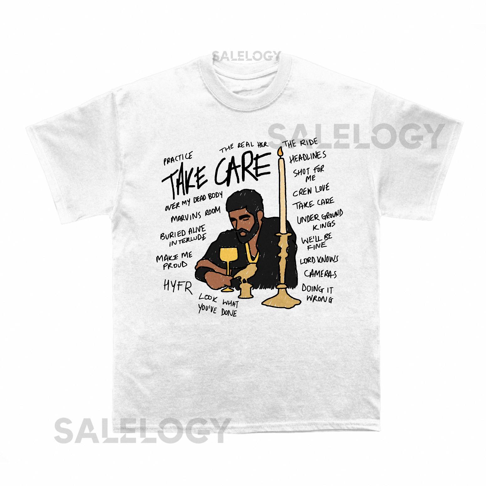 Drake Take Care Sketch T shirt