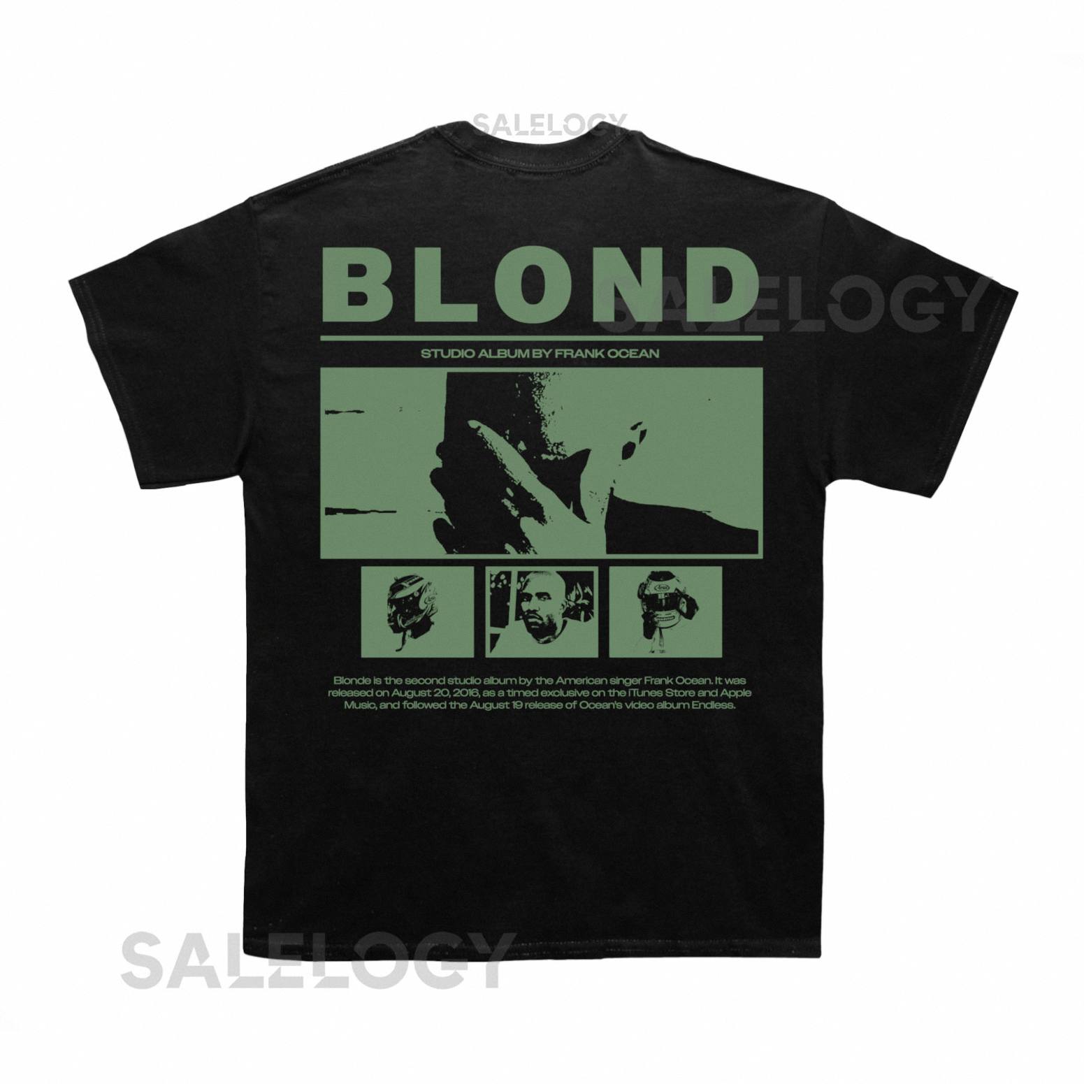 Frank Ocean Blond Poster T shirt (With Backprint)