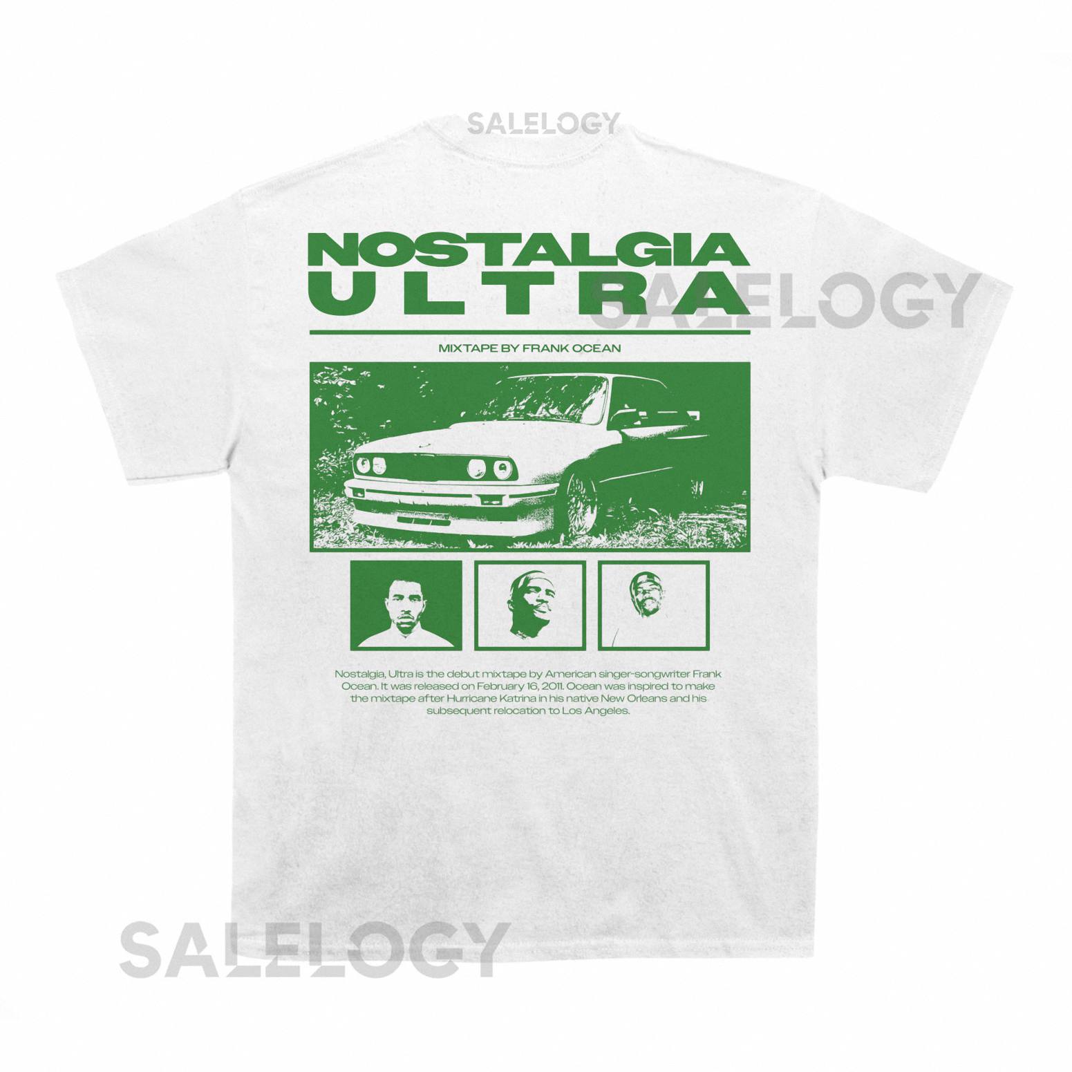 Frank Ocean Nostalgia Ultra Poster T shirt (With Backprint)