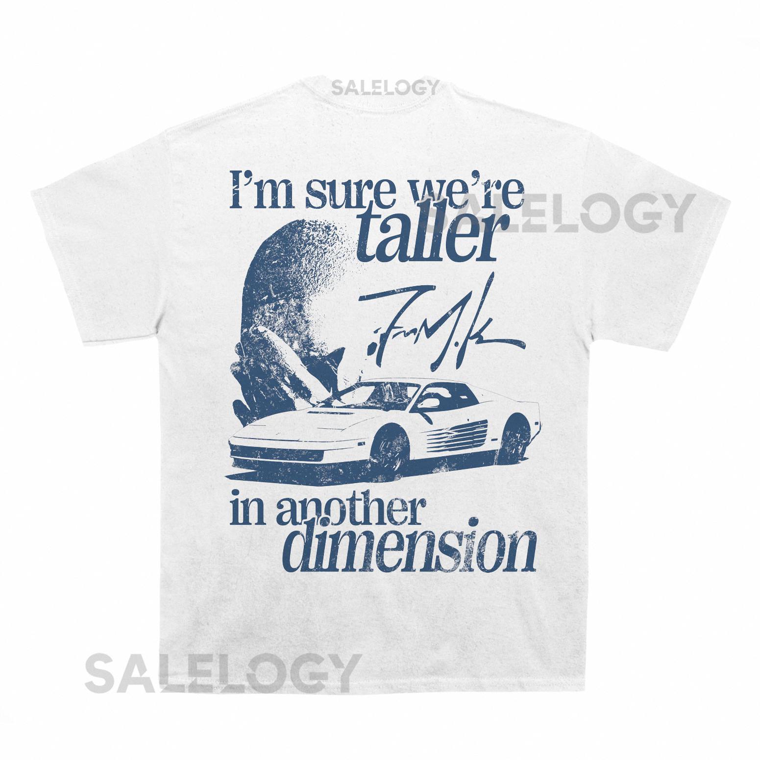 Frank Ocean White Ferrari T shirt (With Backprint)