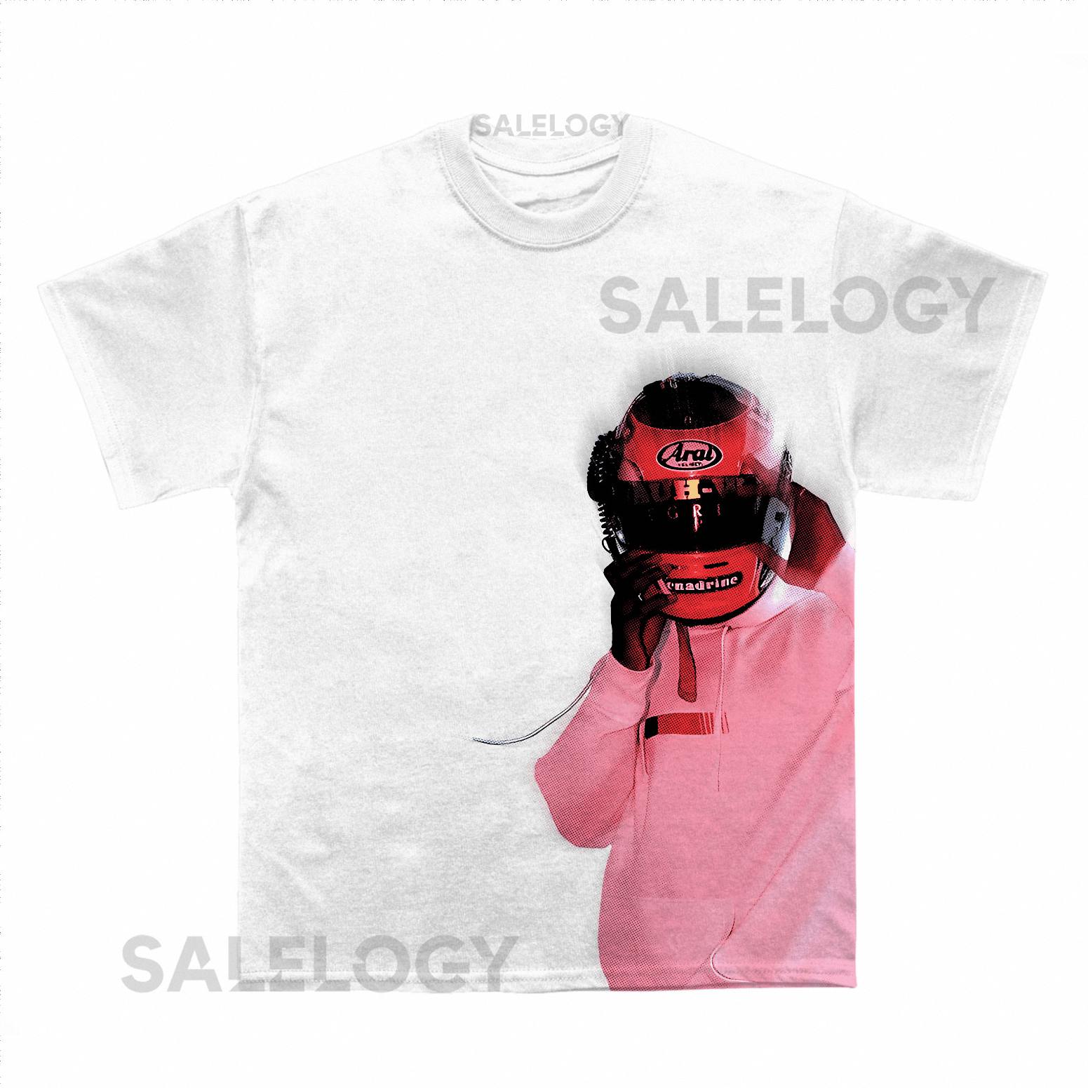 Frank Pink Racer T shirt (With Backprint)