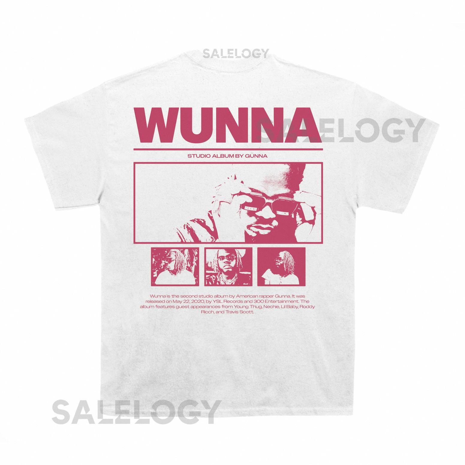 Gunna Wunna Poster T shirt (With Backprint)