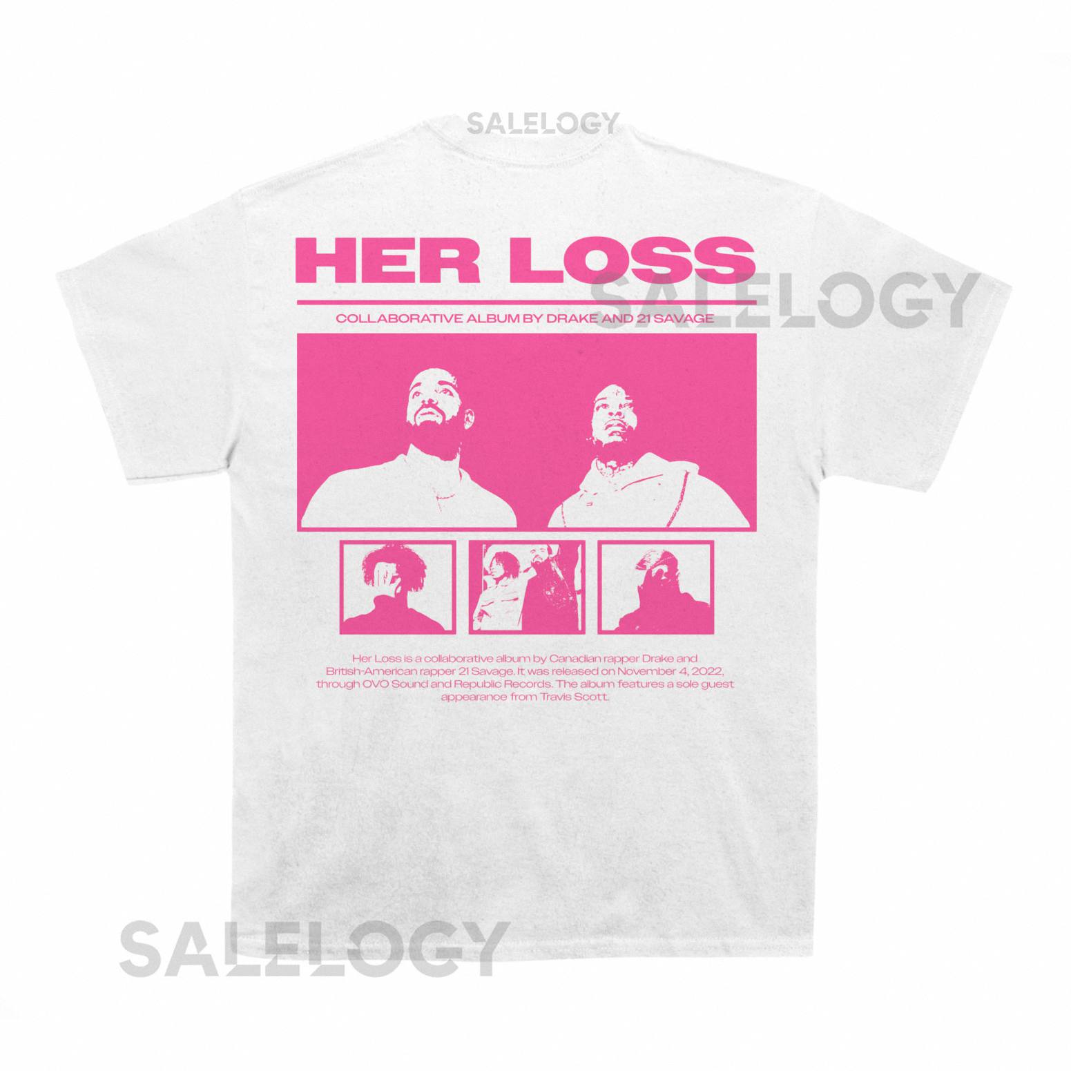 Her loss Poster T shirt (With Backprint)