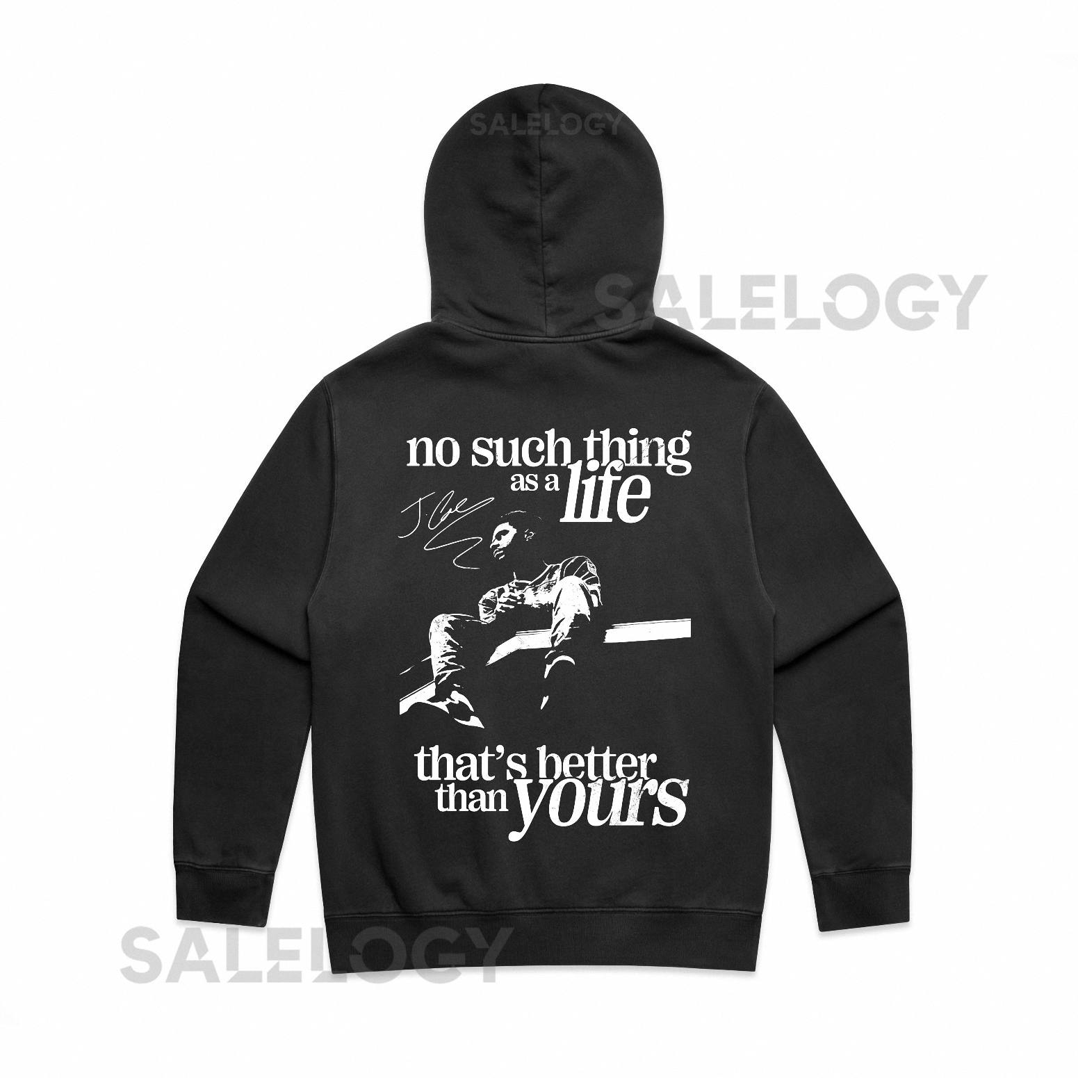 J Cole Love Yourz Zip Up Hoodie (With Backprint)
