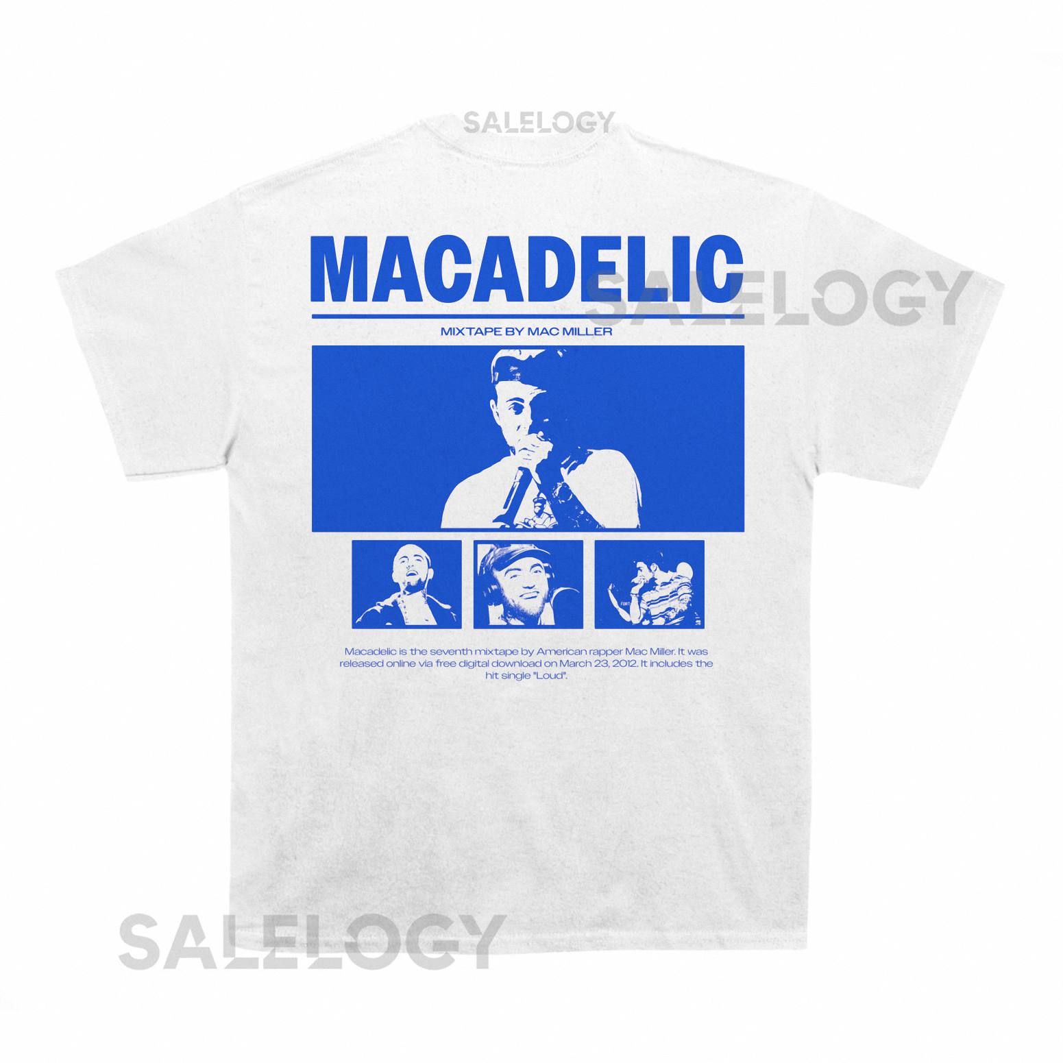 Mac Miller Macadelic Poster T shirt (With Backprint)