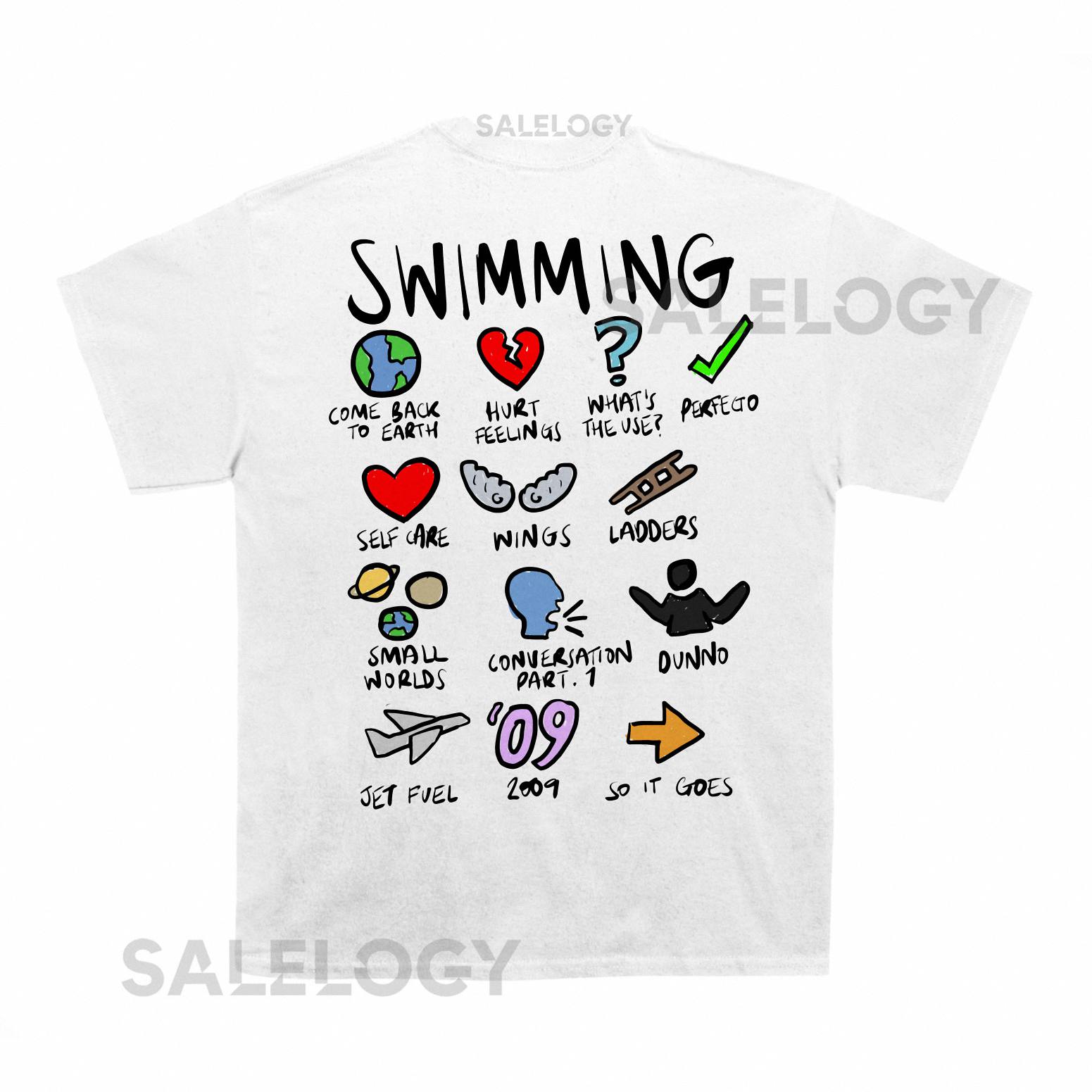 Mac Miller Swimming Notebook T shirt (With Backprint)