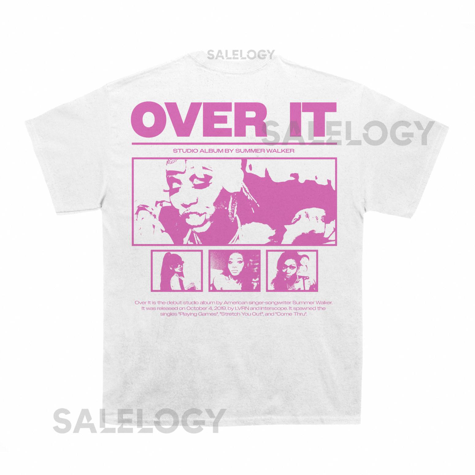 Summer Walker Over It Poster T shirt (With Backprint)