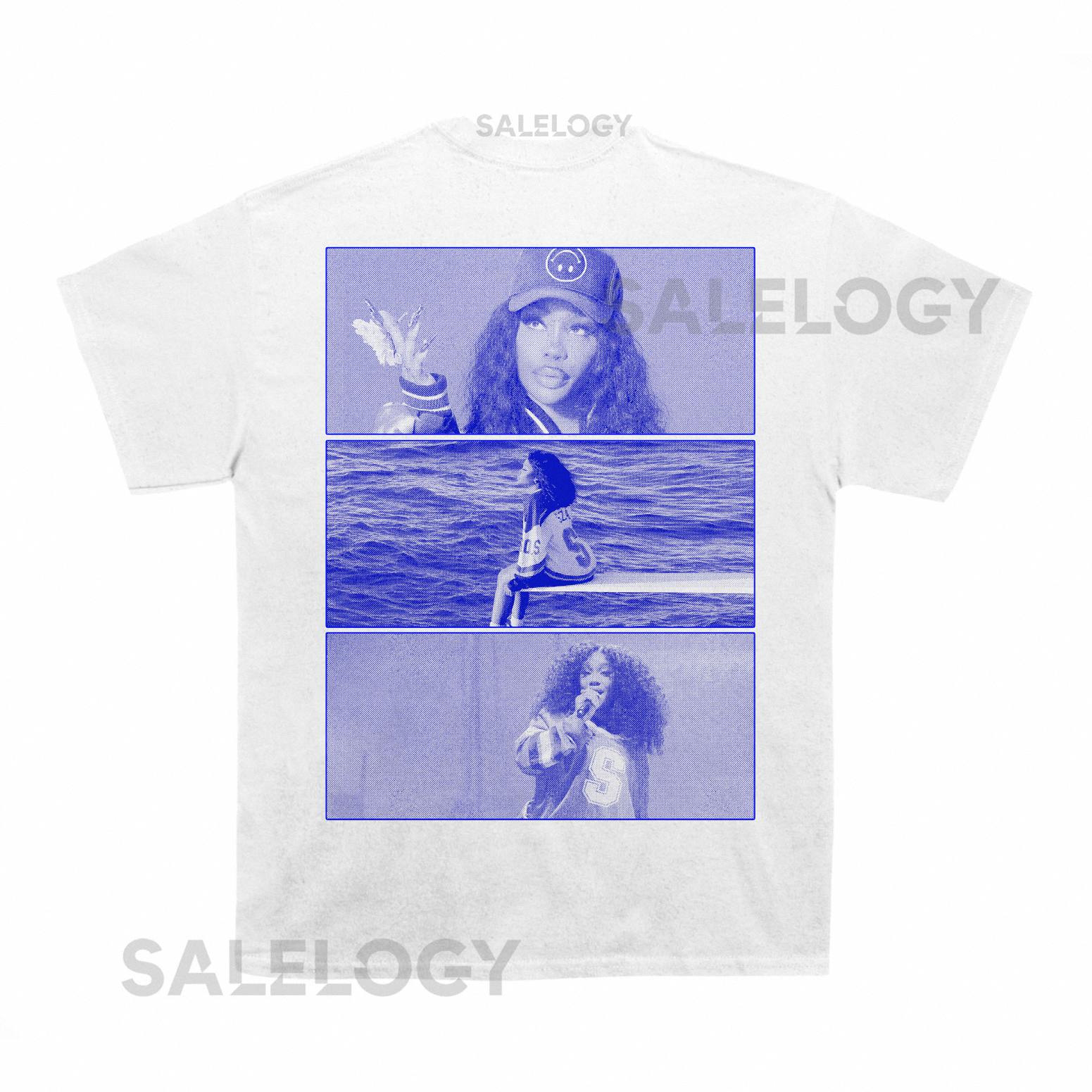 Sza SOS Trio T shirt (With Backprint)