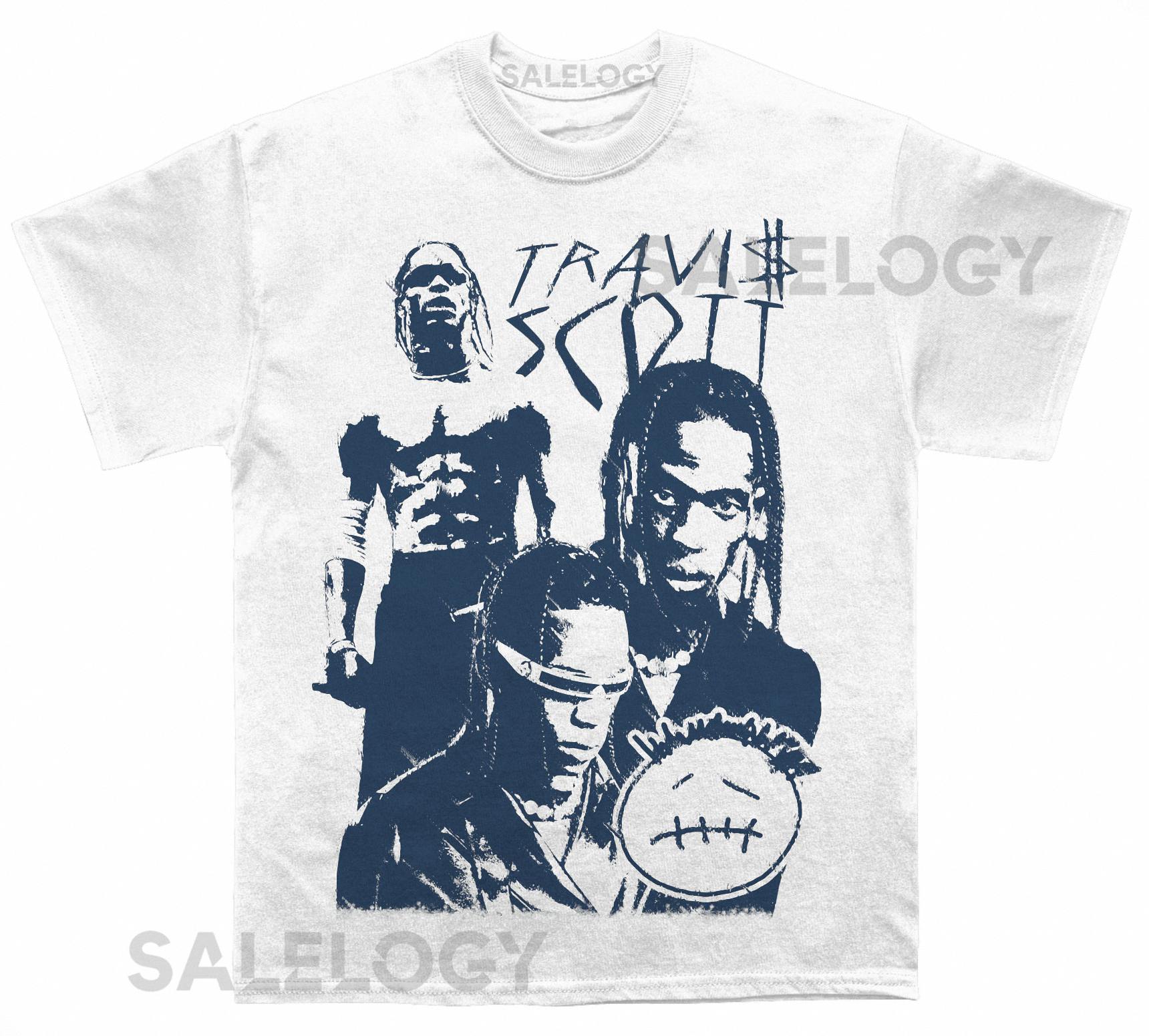 Travis Blue Silhouette T shirt