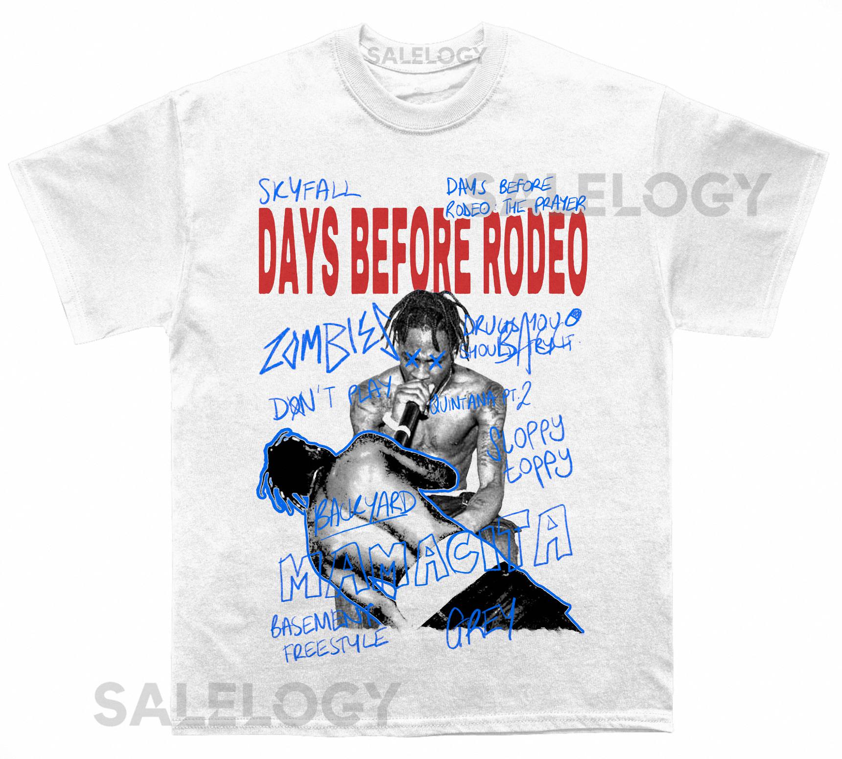 Travis Days Before Rodeo Sketchbook T shirt
