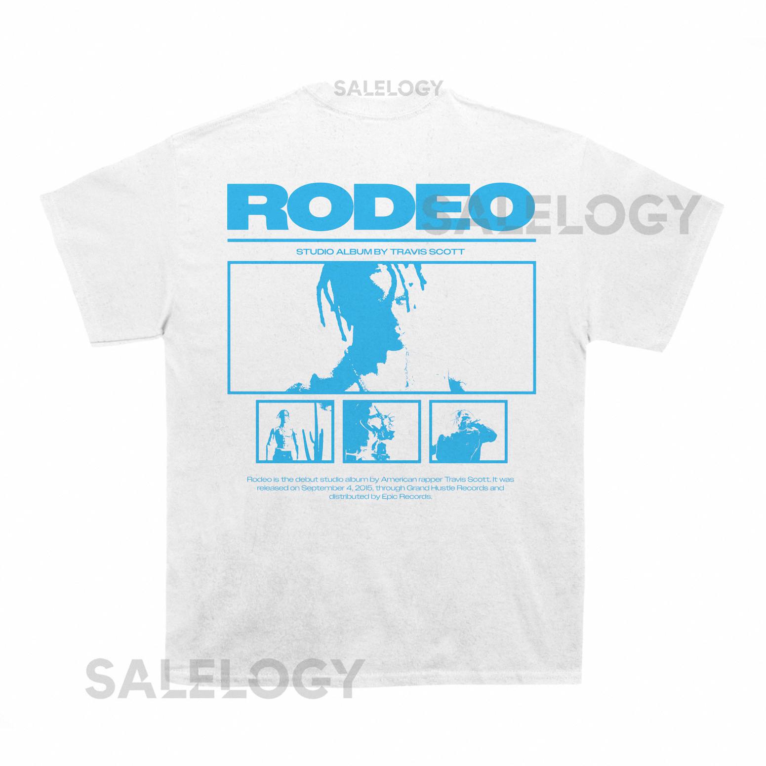 Travis Scott Rodeo Poster T shirt (With Backprint)