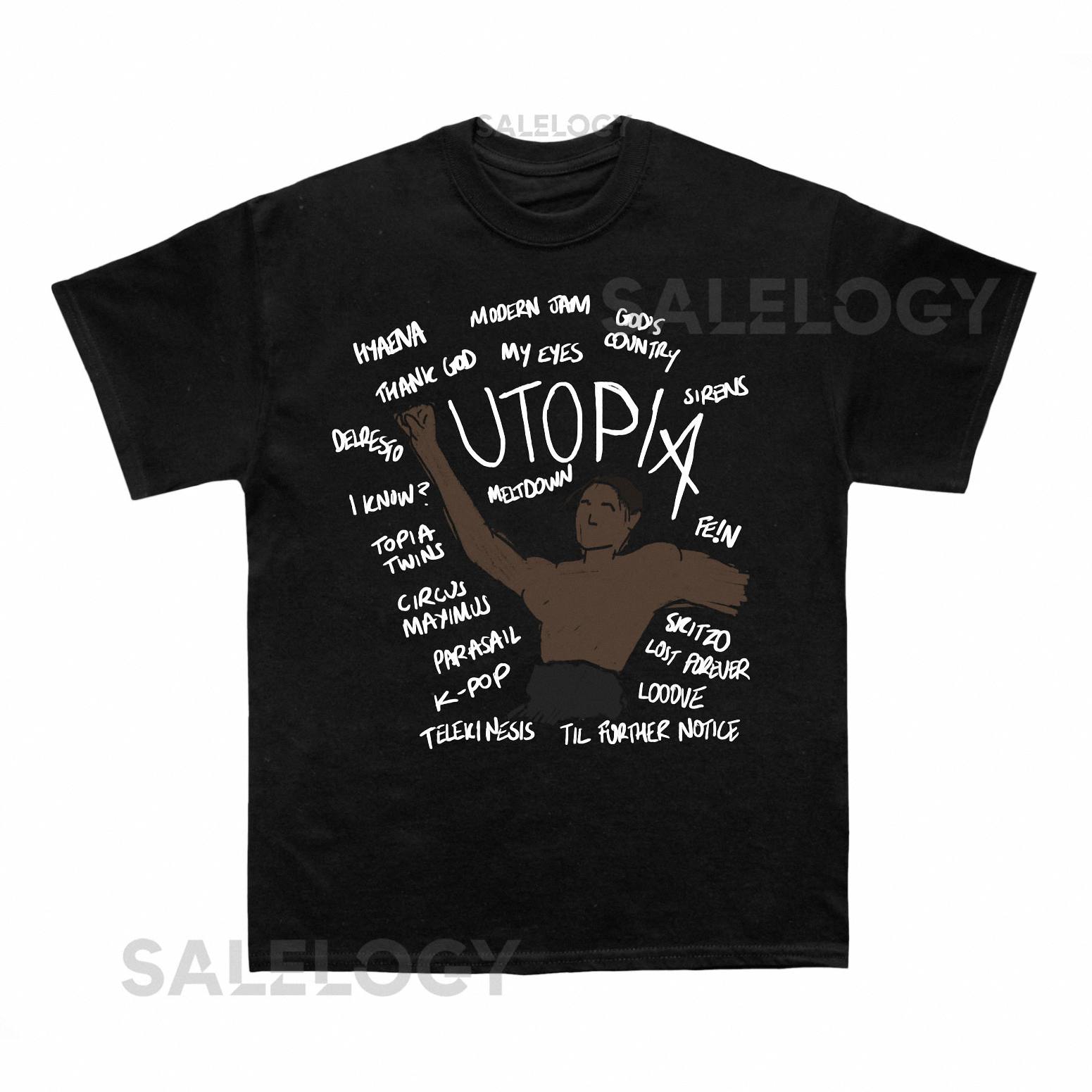 Travis Scott Utopia Cartoon T shirt