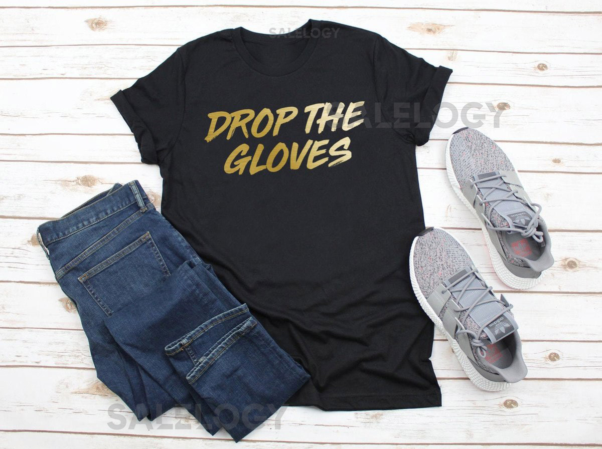 Drop the Gloves Hockey Tee Vegas Hockey Tee Mom Life Hockey Tee Ice Hockey Tee Hockey Fights Shirt Many Print Colors_74