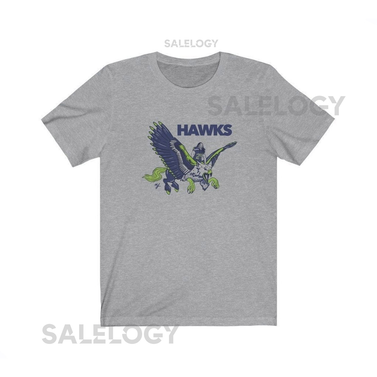 Seattle Hawks Hippogriff Unisex Short Sleeve Tee_318