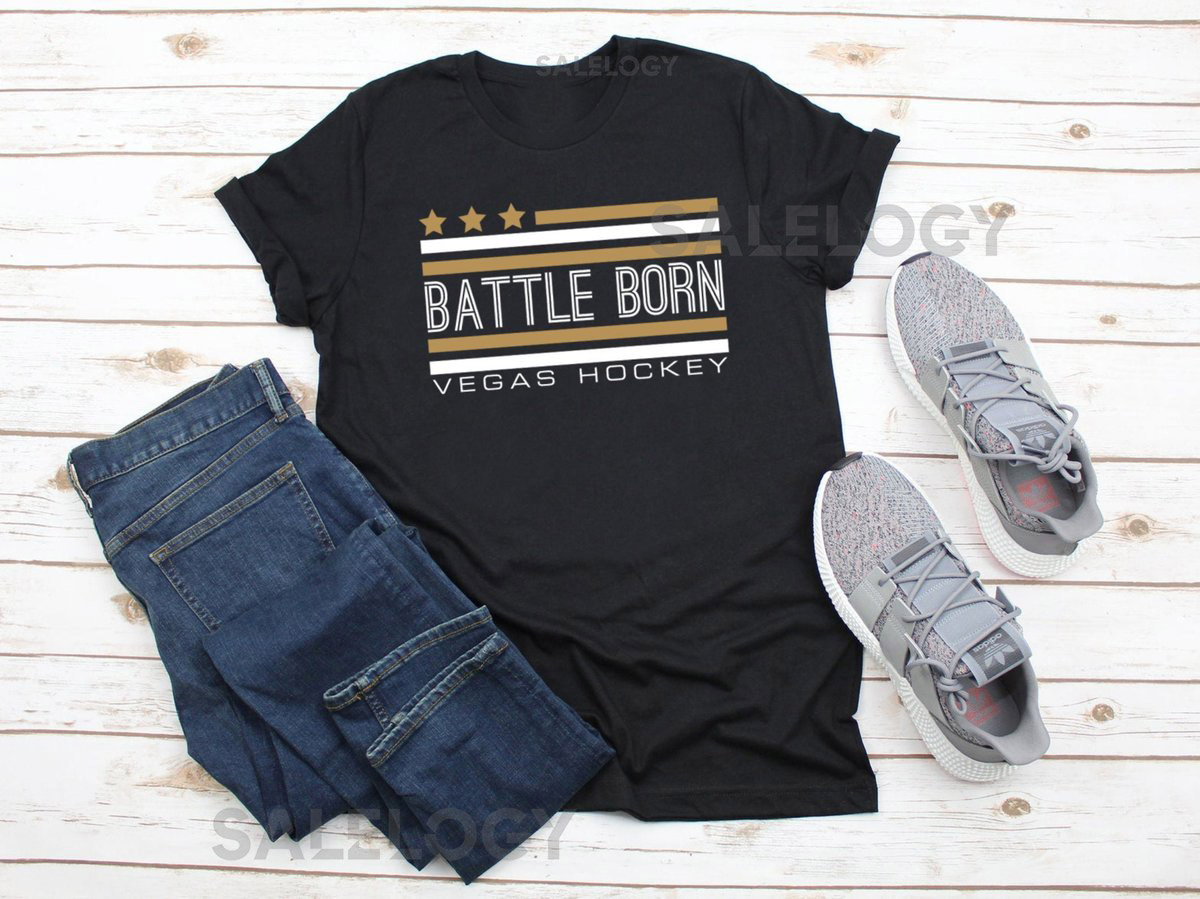 Battle Born Vegas Hockey Tee Las Vegas Hockey Tee Nevada Local Hockey Tee Vegas Strong Hockey Tee Many Print Colors_20
