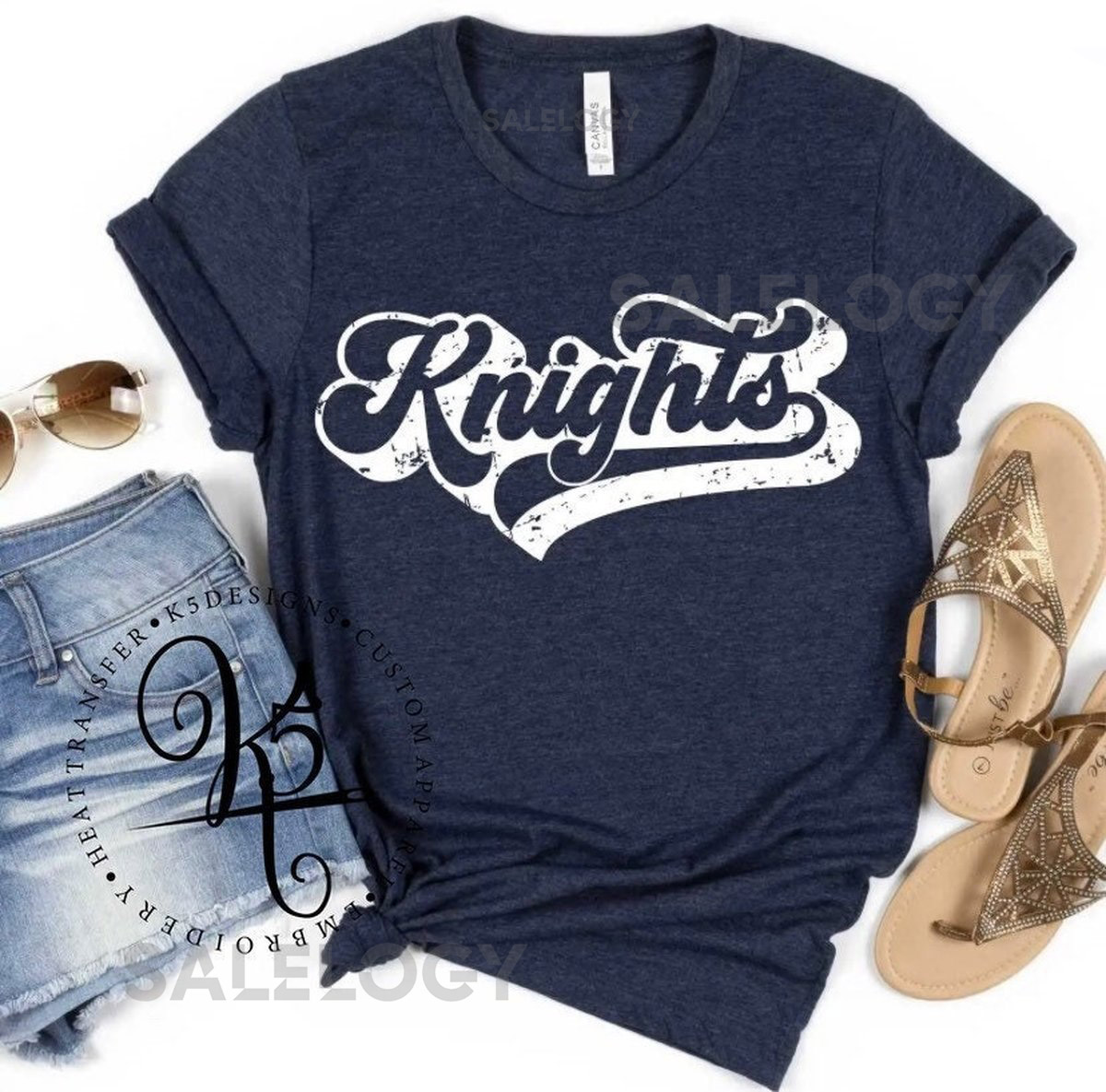 Knights Shirt Game Day Sports School Graphic Tee Knights Baseball Football Softball Volleyball Basketball Adult Youth_164