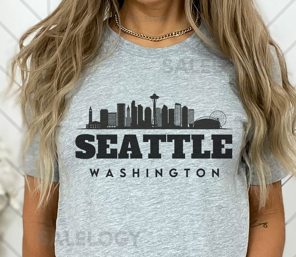 seattle shirt seattle washington shirt washington shirt seattle gift seattle skyline shirt space needle shirt pacific northwest shirt_394