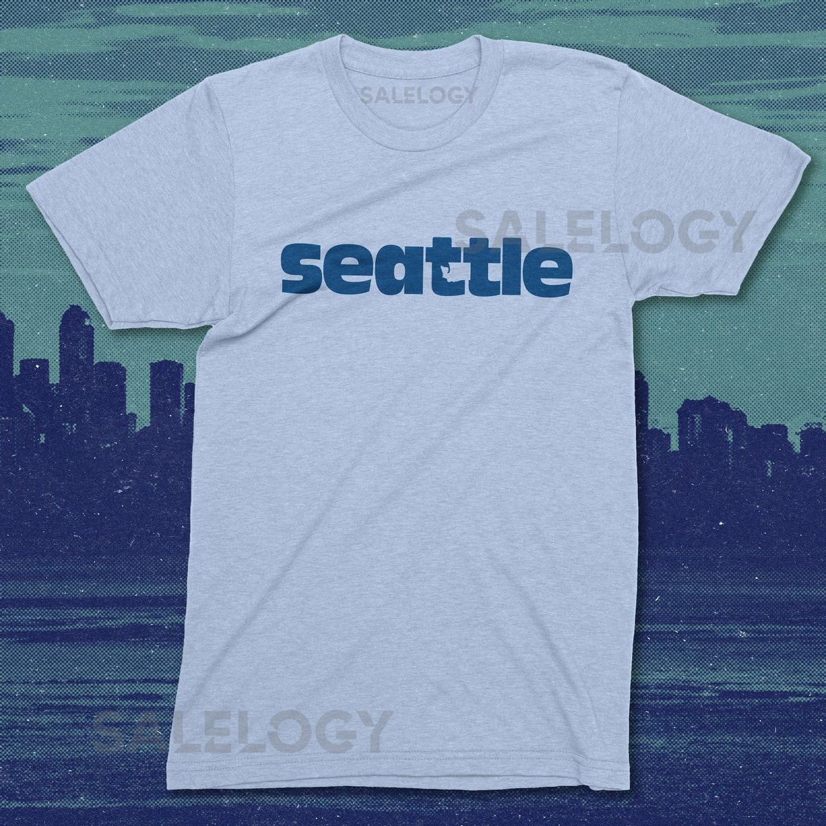 Hidden WA Seattle tshirt - vintage seattle shirt - PNW Northwest shirt - Seatown tee_118