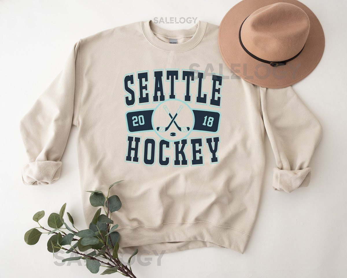 Seattle Krake Sweatshirt Retro Crewneck Throwback T-Shirt Vintage Hoodie Sweater Gift For Ice Hockey Fan_336