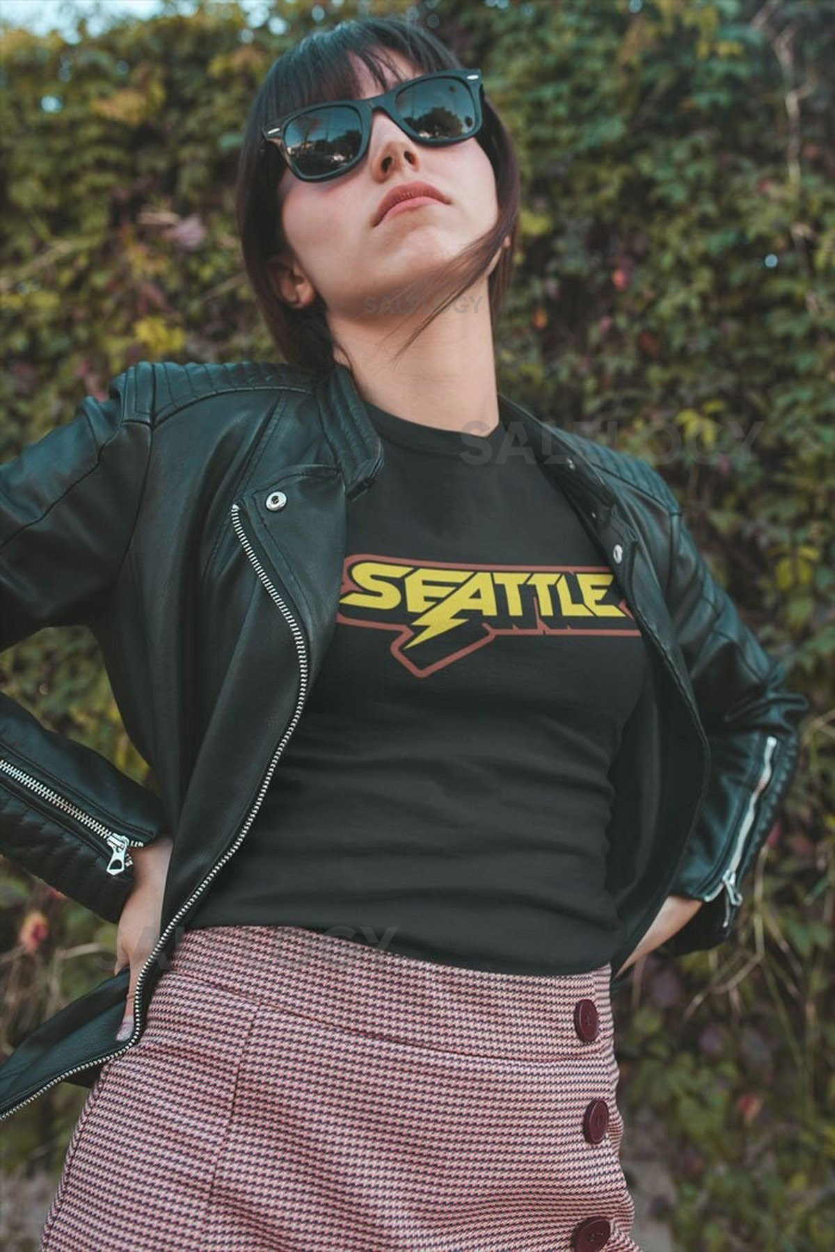Seattle Metal shirt - Vintage Seattle Washington Retro tshirt - old school Seattle Northwest PNW_363