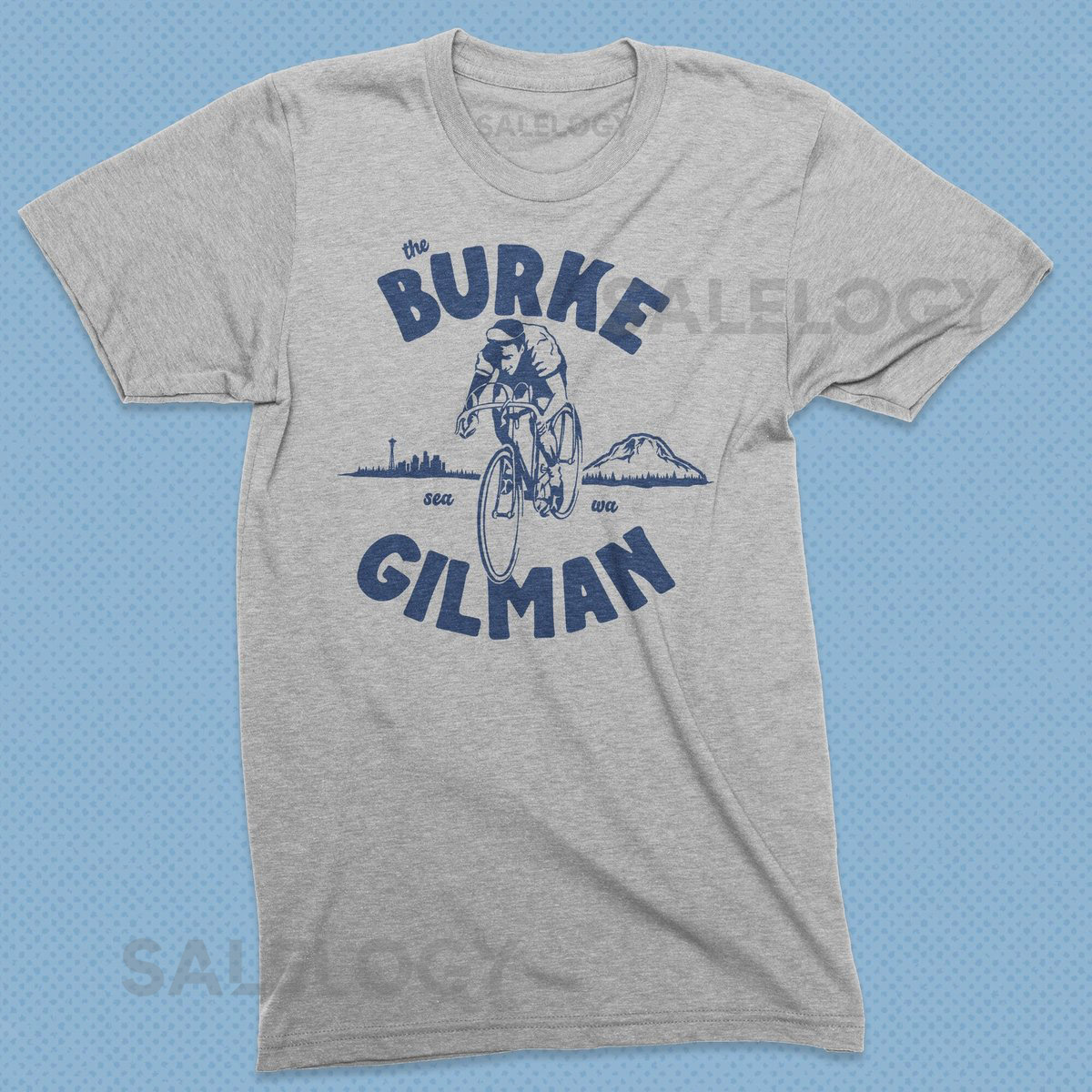 Burke Gilman Trail Seattle tshirt - The Burke shirt - Seattle Biking Tee_38