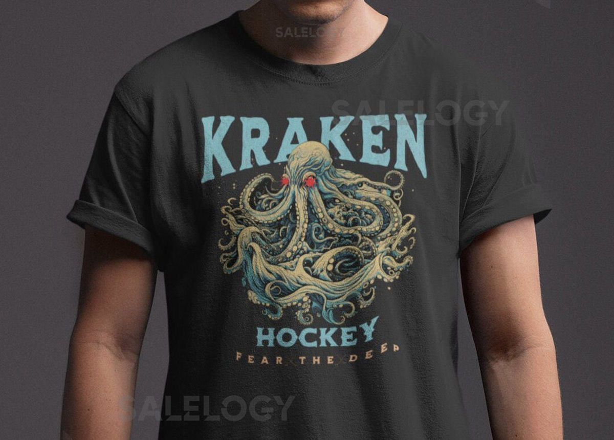 Seattle Kraken T-Shirt Hockey Fan Gift Unisex Kraken Tee_350