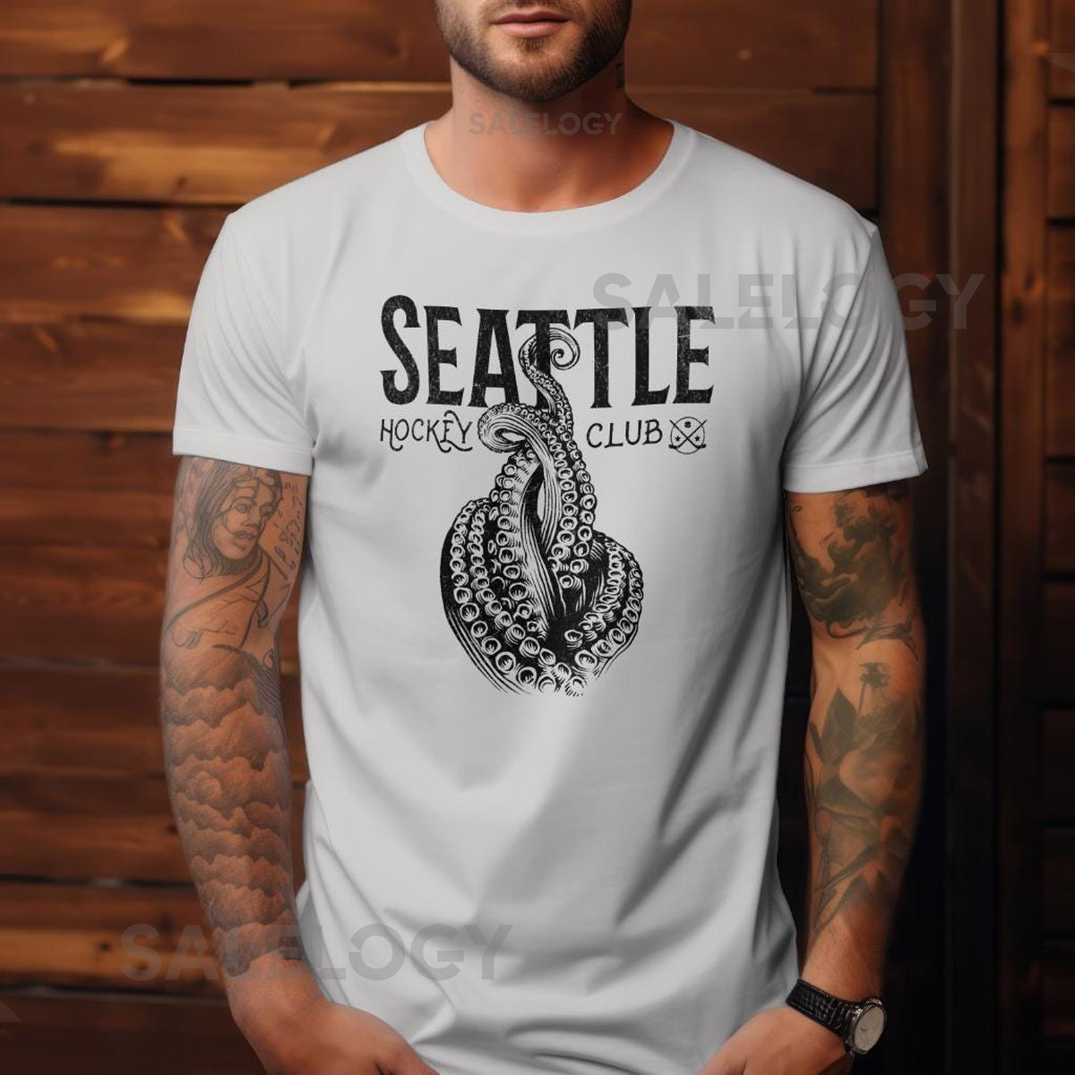 Seattle Kraken Unisex Tee Vintage Hockey Fan Shirt_355