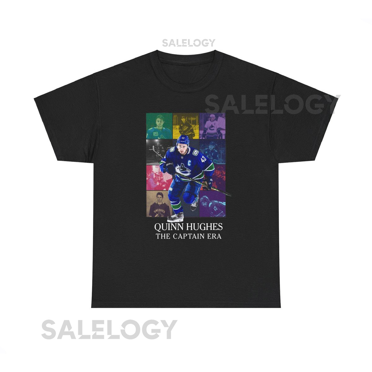 Quinn Hughes T Shirt Captain Era_220