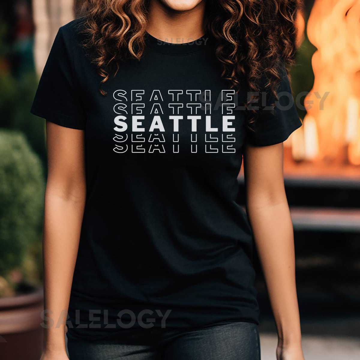 Seattle T-Shirt Minimalist City Travel Tee_421
