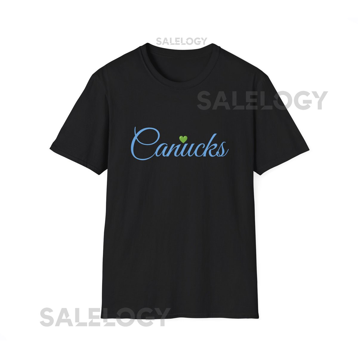 Vancouver Canucks T-shirt Softstyle Cotton Fan Tee_515