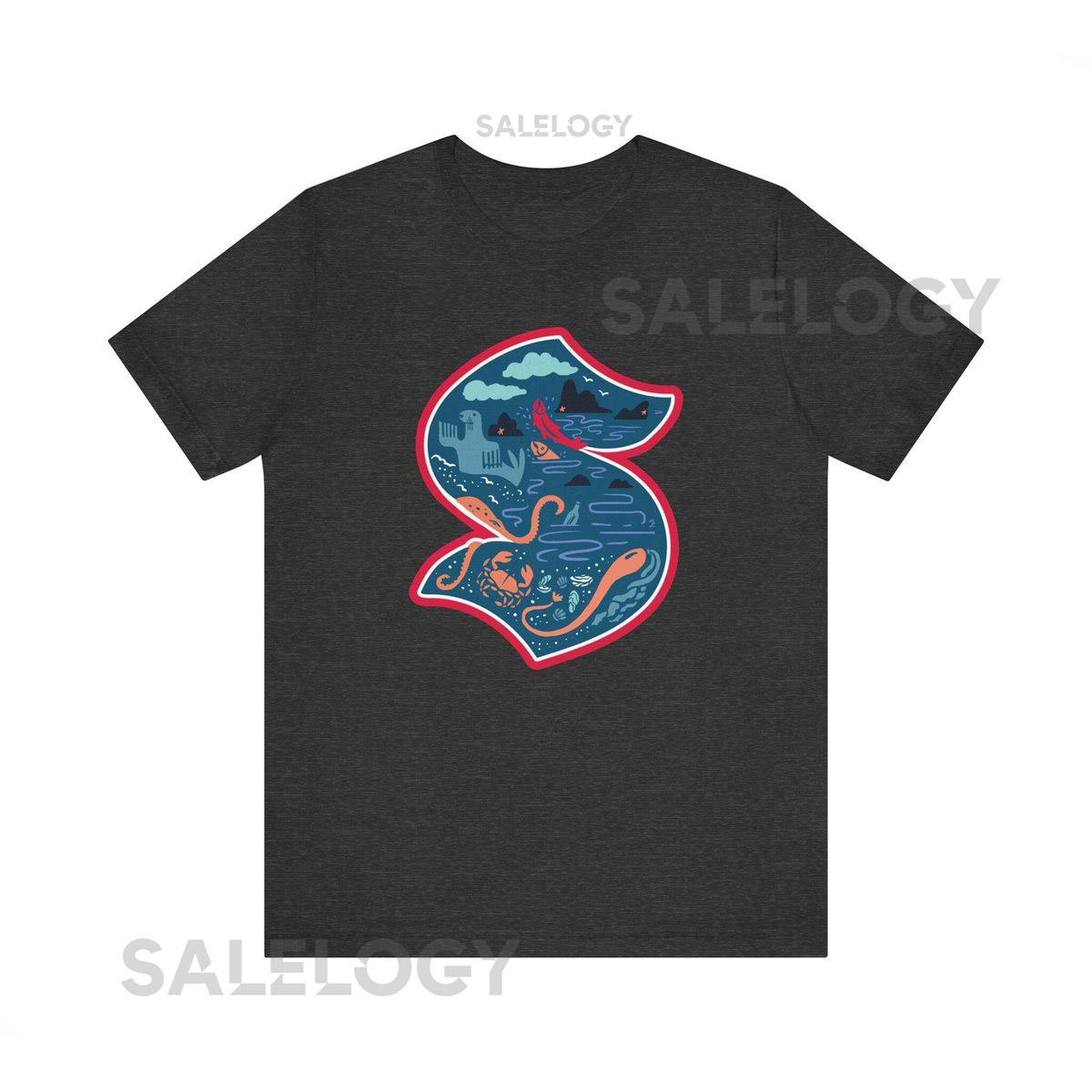 Sea Kraken Unisex Short Sleeve Tee_277