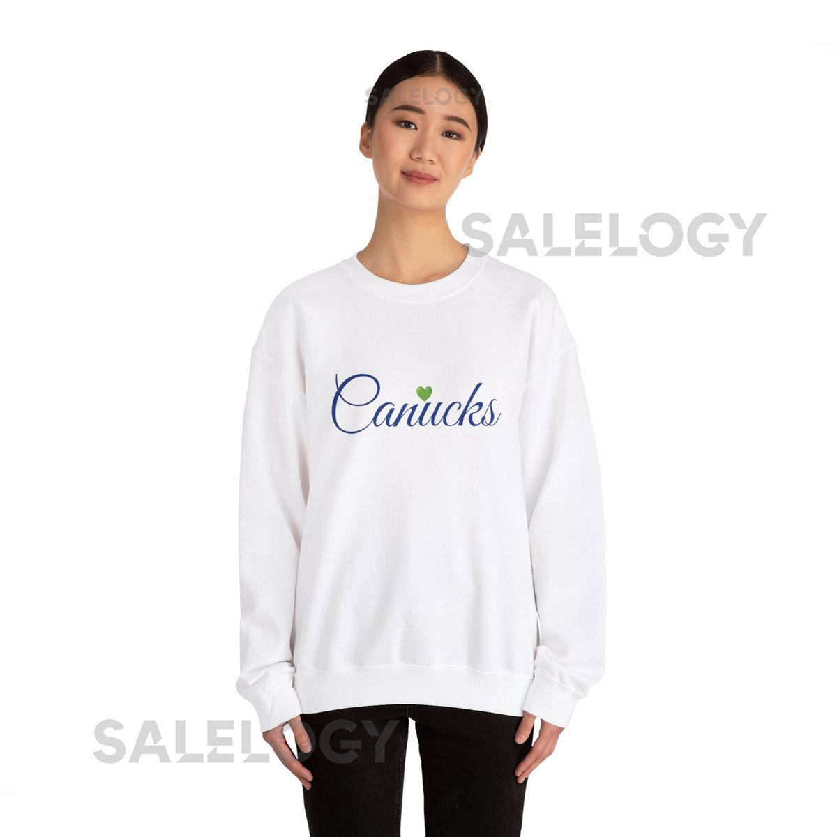 Vancouver Canucks Sweatshirt Unisex Cotton-Blend Fan Apparel_509