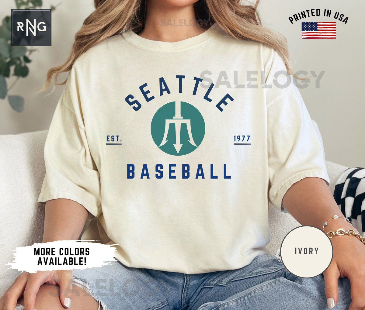 Seattle Baseball Shirt Mariner Baseball Gameday Shirt Retro Mariner Shirt Baseball Fan Gift Seattle Sports Fan Gift Mariner Fan Apparel_285