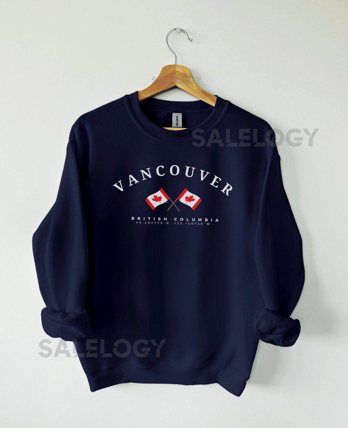 Vancouver Sweatshirt Vancouver Canada Vancouver Shirt Canada Shirt Canadian style Vancouver sweater Canada Flag Perfect gift_552