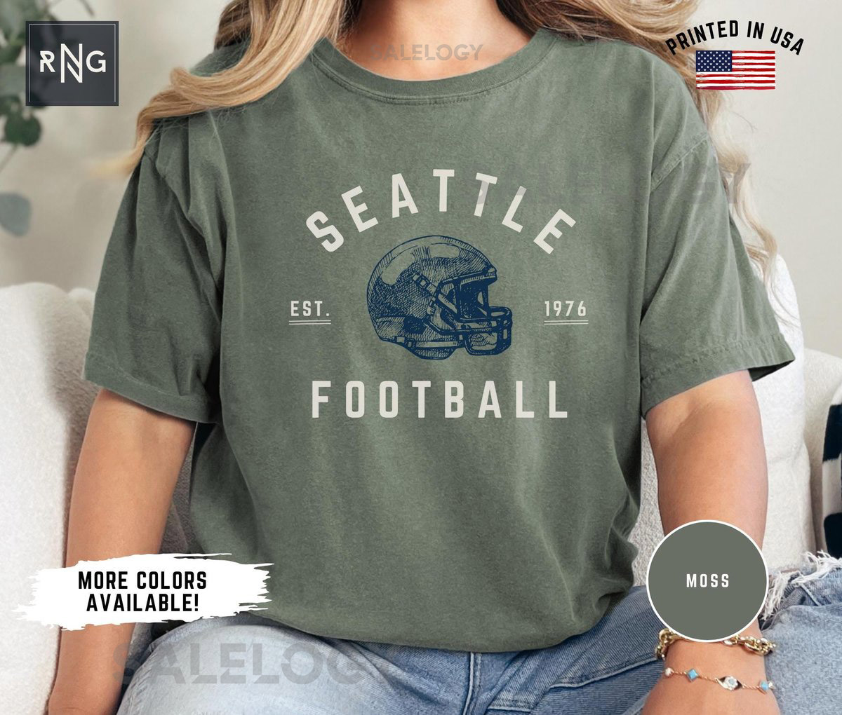 Seattle Football Shirt Seahawk Football Gameday Shirt Seattle Football Apparel Seattle Sports Apparel Retro Seahawk Football Fan Gift_305