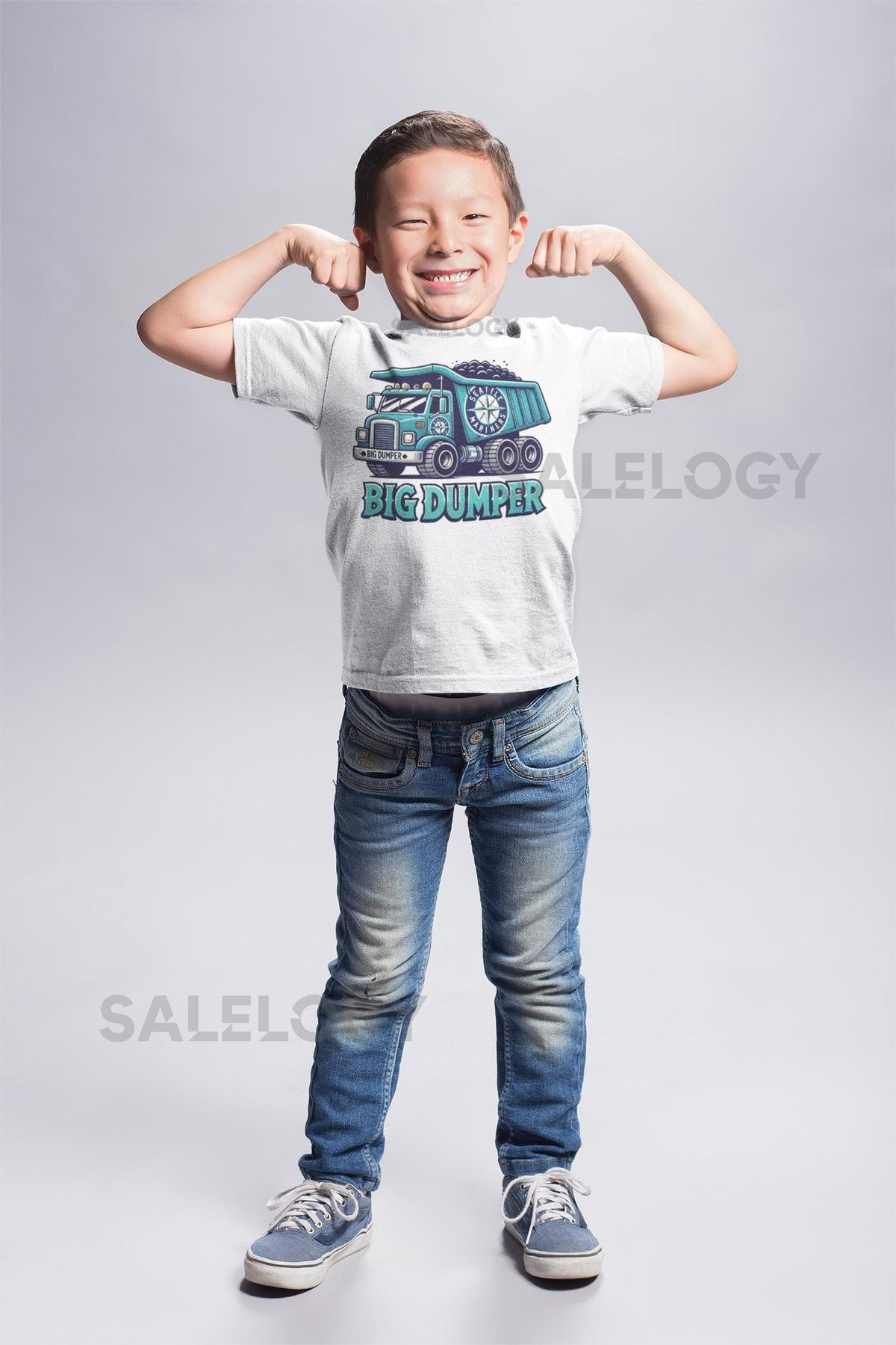 Big Dumper Kid's T-Shirt Mariners Cal Raleigh Fan Tee_23