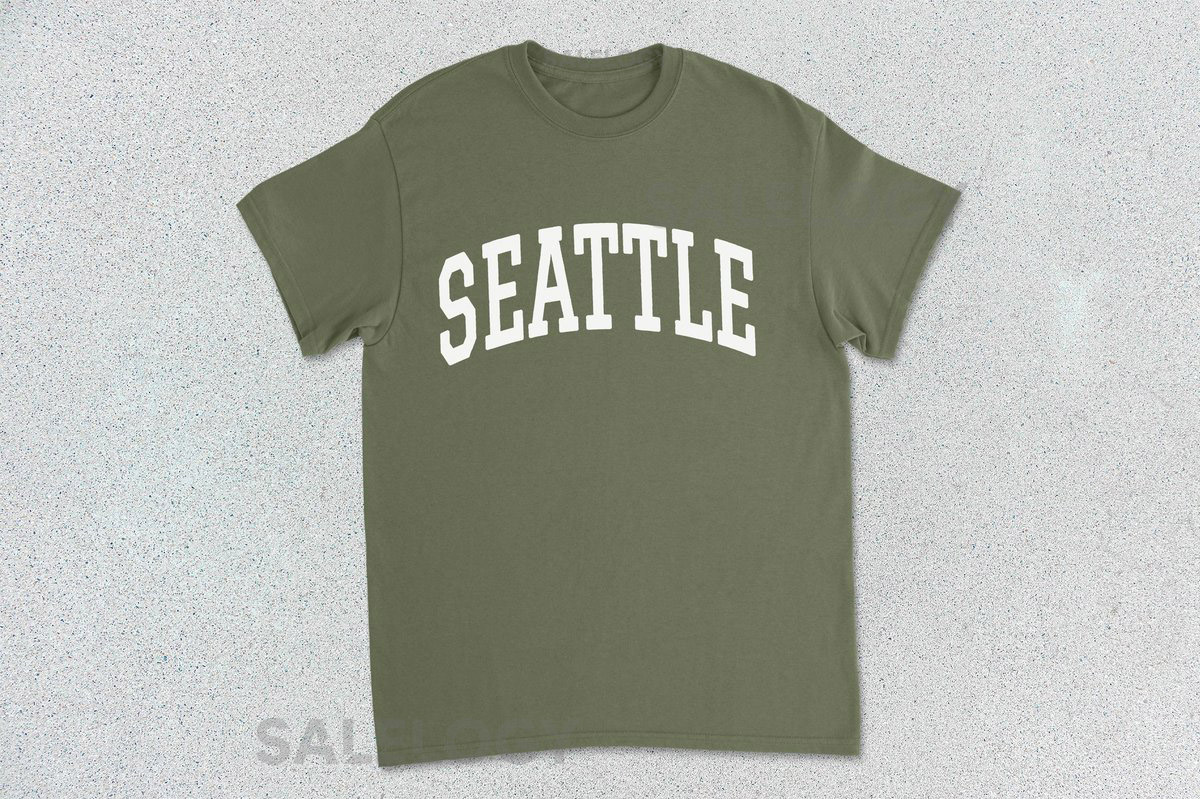 Seattle T-Shirt Collegiate Heavy Cotton Tee Unisex_419