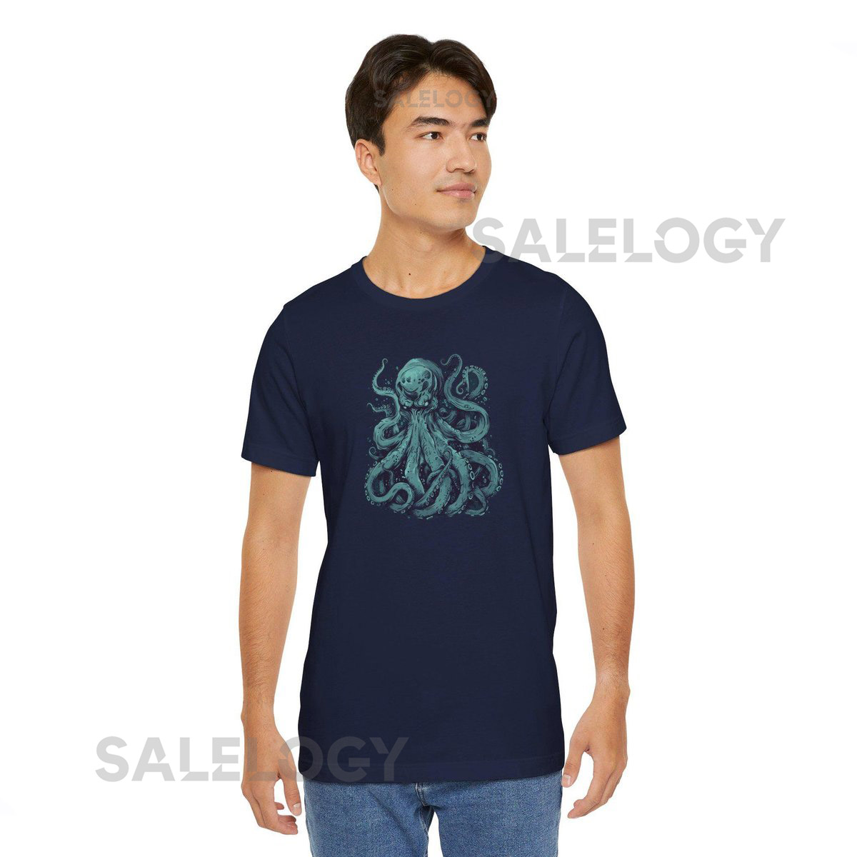 Release the Kraken Octopus Octopus tshirt Lovecraft Cosmic Horror Hastur Azathoth Call of Cthulhu Mythical Creatures Seattle Kraken_226