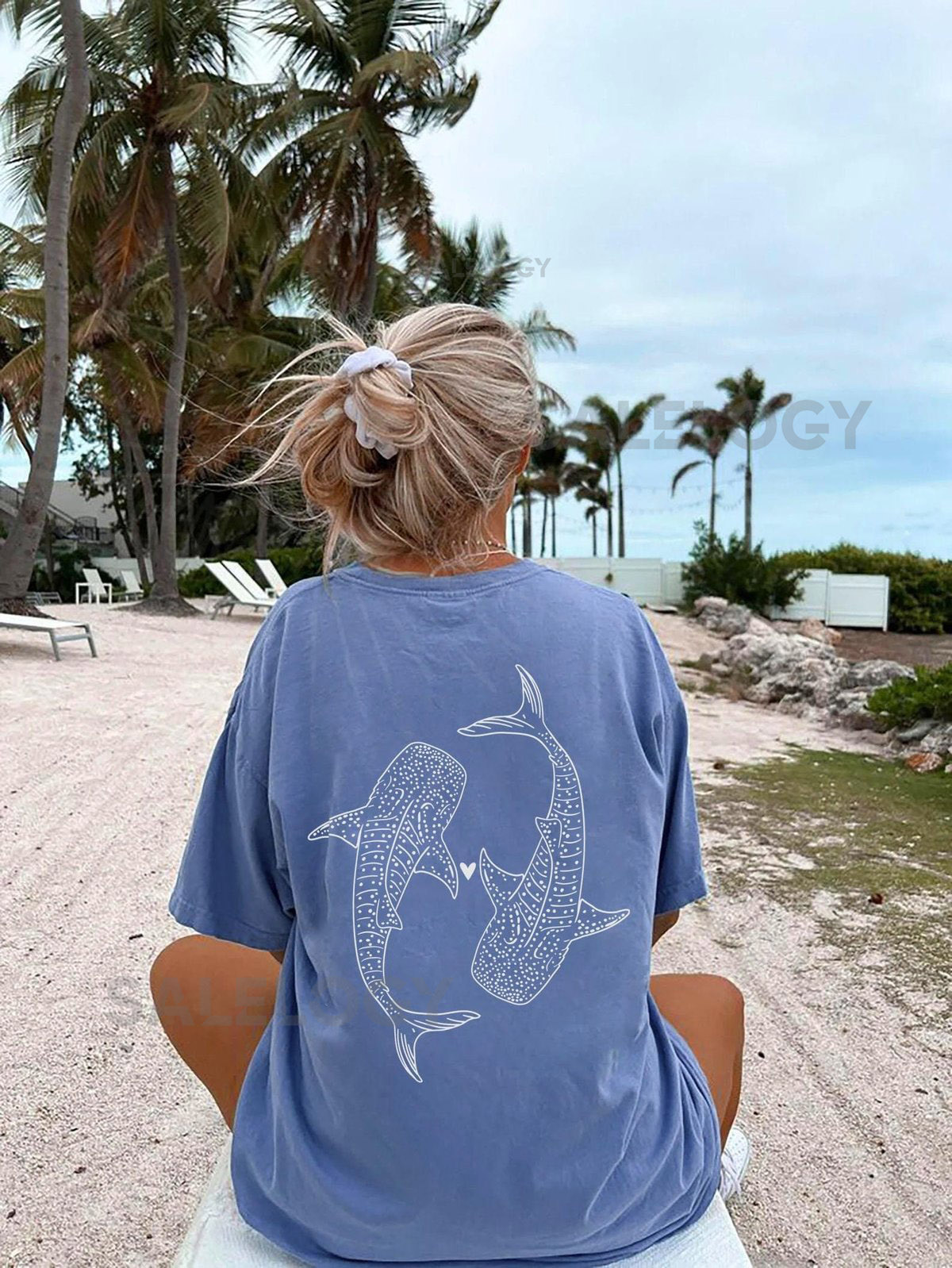Comfortcolors Sharks Shirt Coconut Girl Shirt Whale Shark Shark Shirt Ocean Inspired Style Ocean Animal Shirt Preppy Stuff Beach Bum_61