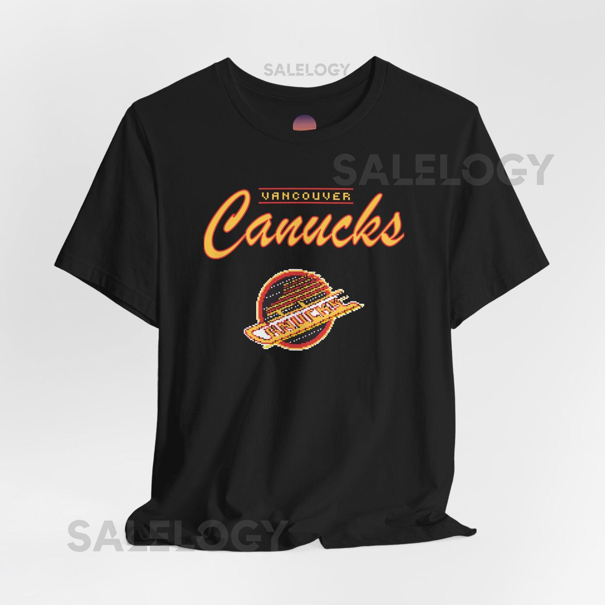 Vintage Vancouver Canucks T-Shirt Canucks 90s tshirt Retro hockey shirt Canucks 8bit Vancouver Canucks T-Shirt Vintage hockey Unisex_655