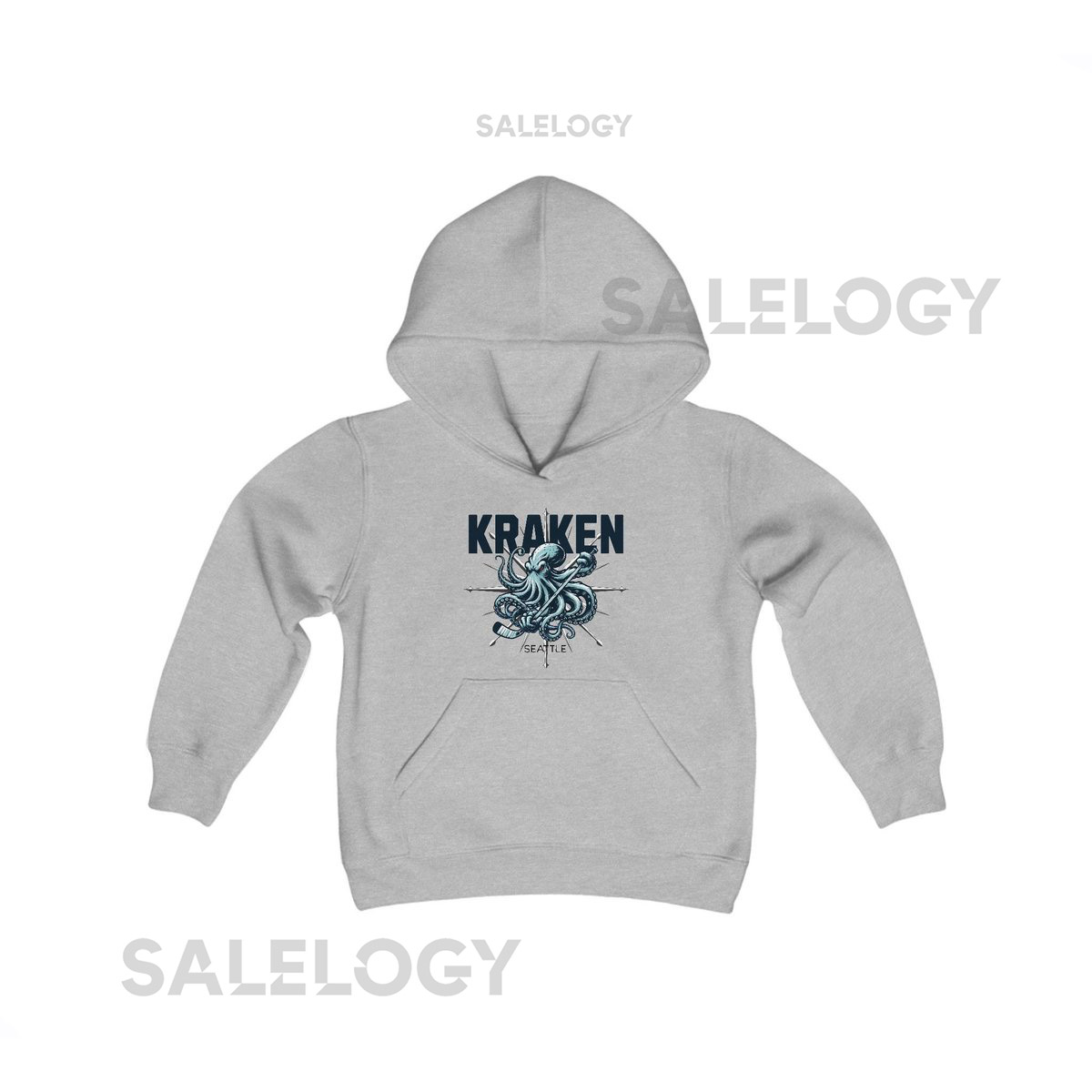 Seattle Kraken Kid's Hoodie Hockey Fan Gift_344