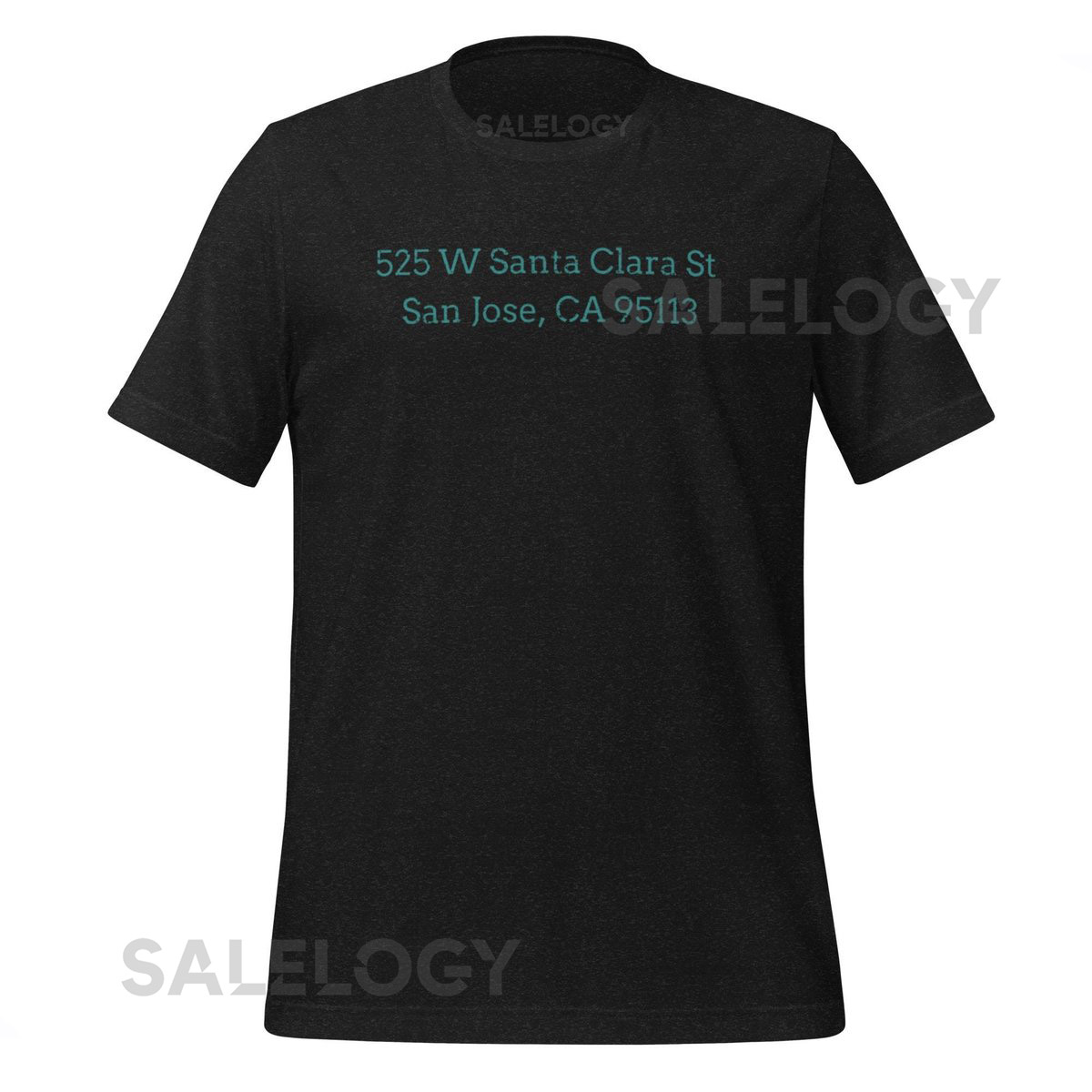 Vintage SAP Center Address T-Shirt San Jose Hockey_637