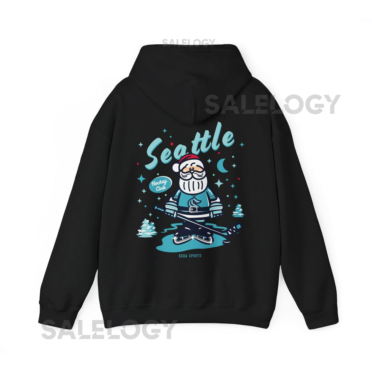 Seattle Kraken Unisex Heavy Blend Hooded Sweatshirt_352