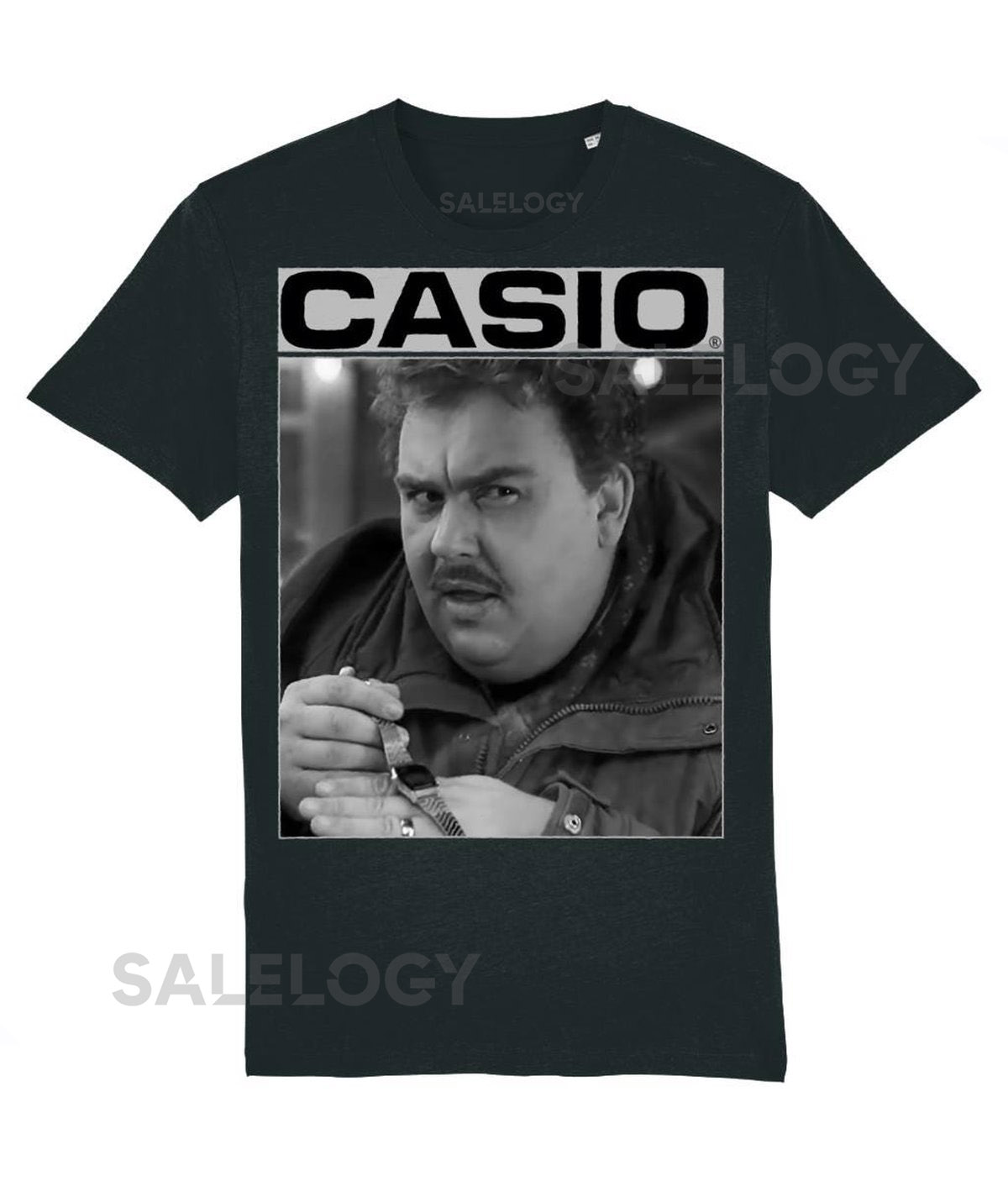 Planes Trains and Automobiles John Candy Del Griffith Casio T-Shirt_215