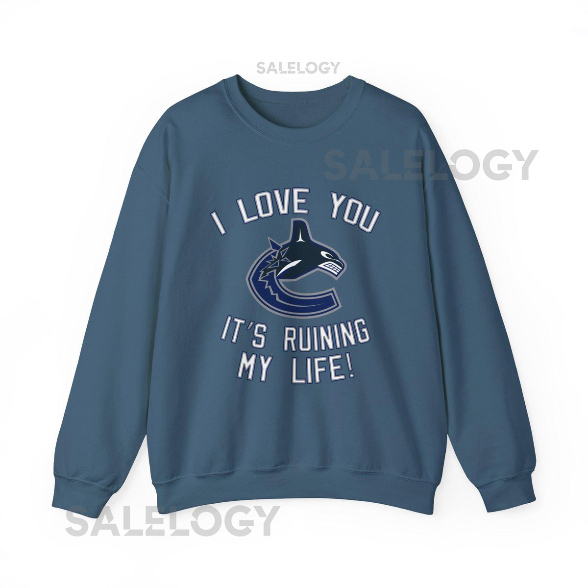 Vancouver Canucks Hockey - It's Ruining My Life - Taylor Sweatshirt - Unhinged - Unisex Oversized Sweatshirt_501
