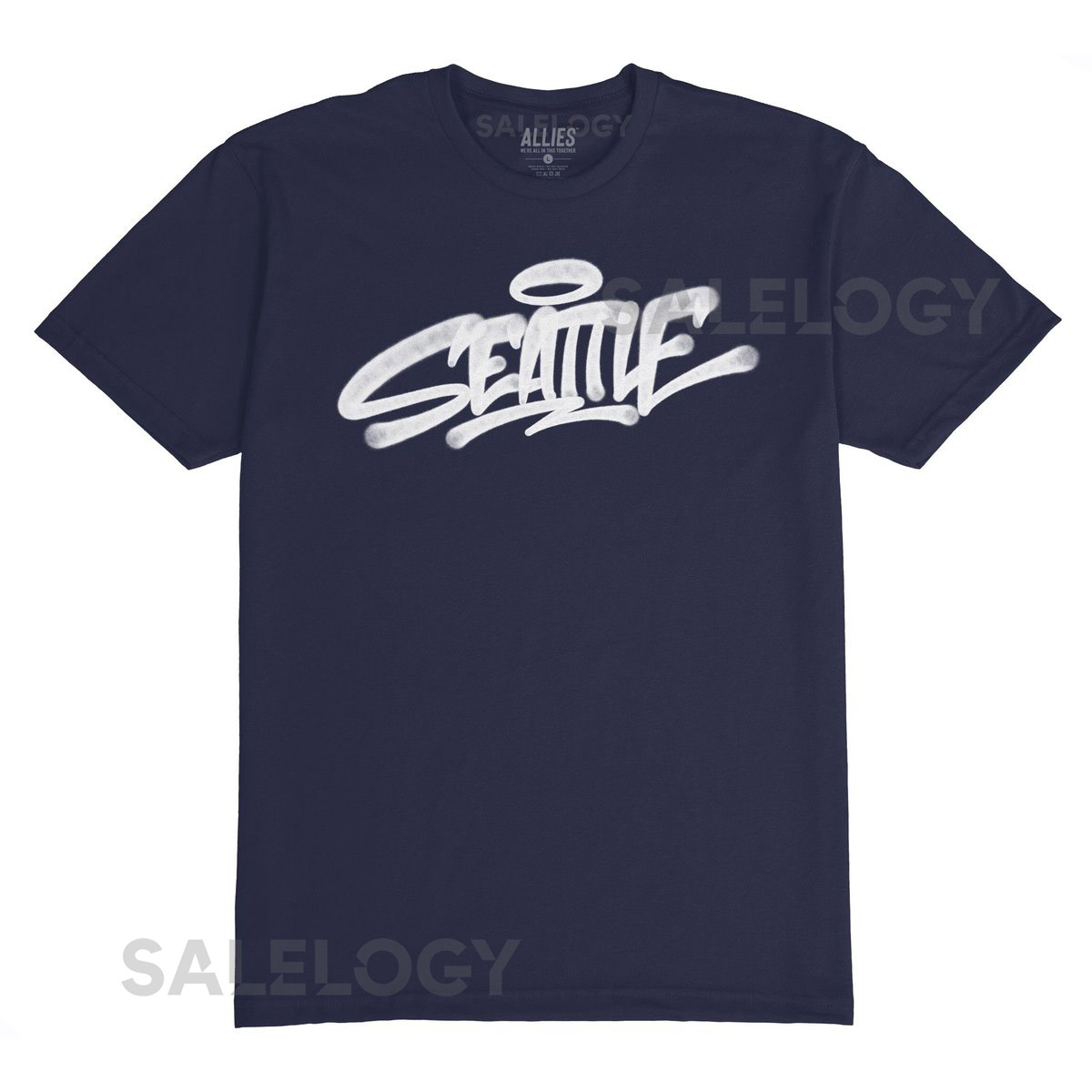 Seattle Handstyle T-Shirt Men's Unisex Graffiti Tee Seattle Street Art Design Perfect Gift for Natives Travelers Souvenir Lovers_316