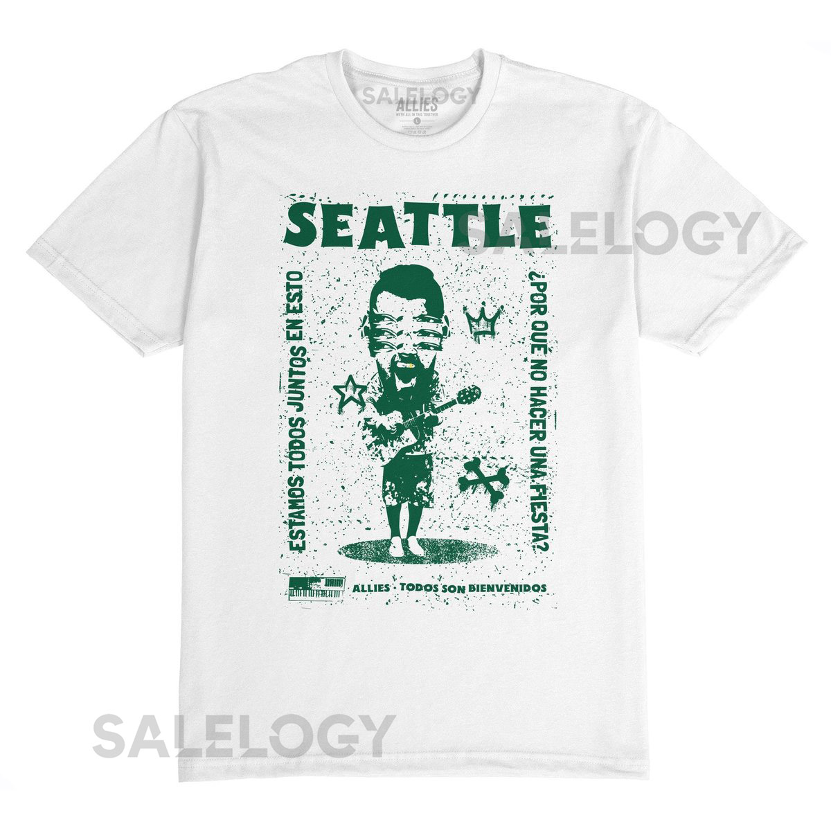 Seattle Punk T-Shirt Vintage Retro Punk Rock Poster Design for Men Unisex Celebrate Seattle Music Scene Seattle Rock n Roll Gift_377